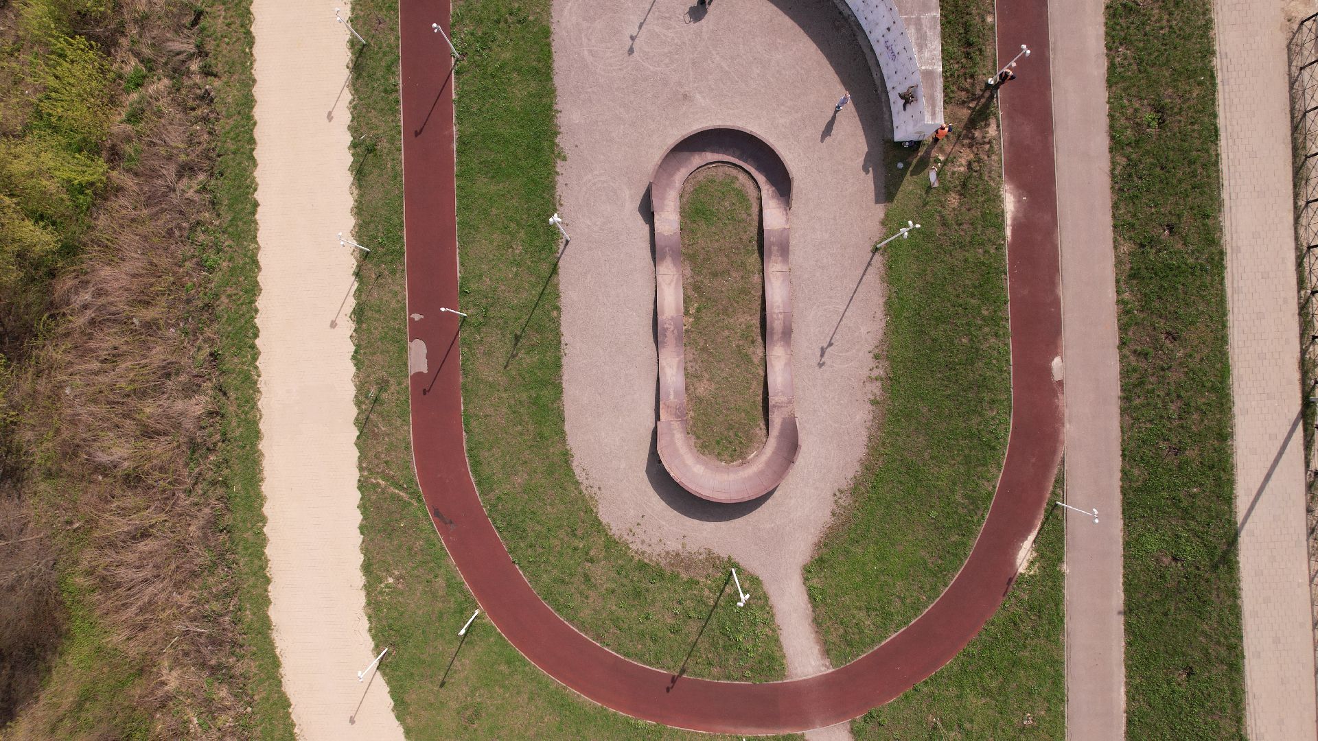 Воскресенск, видео с коптера, парк,