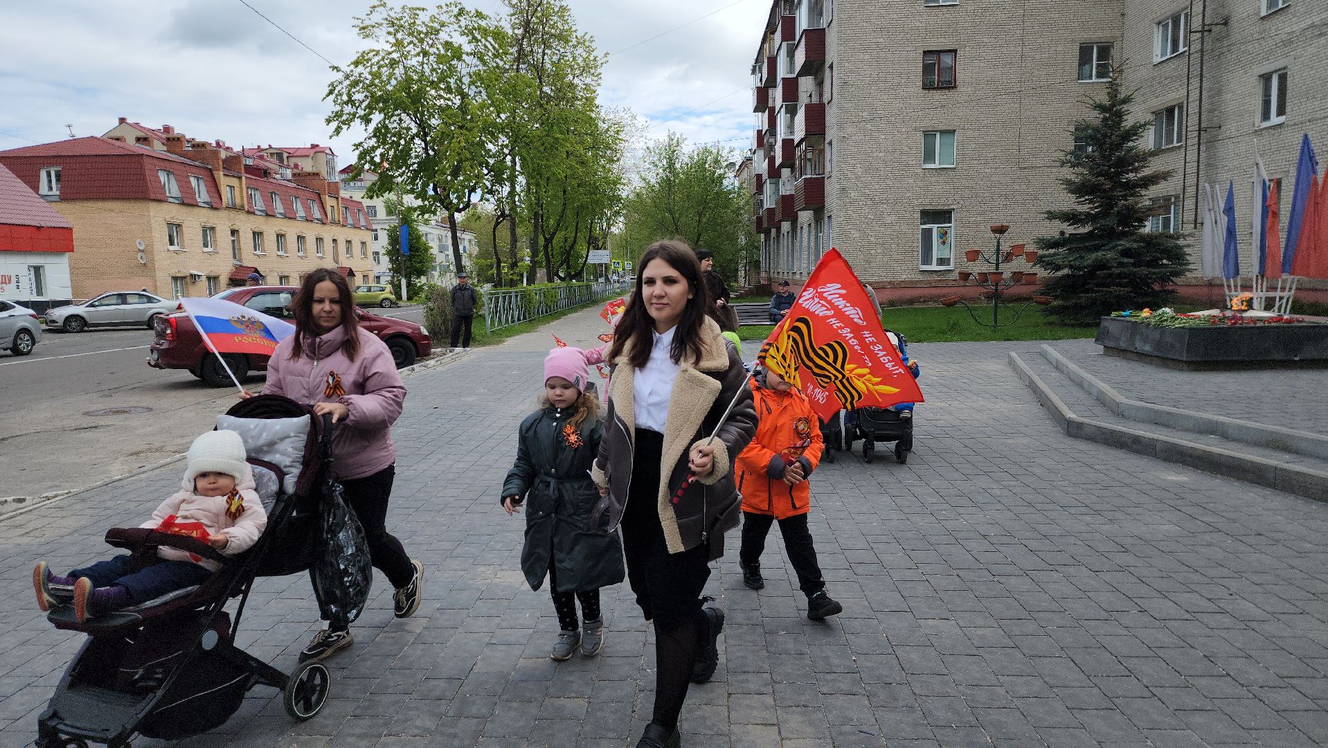 шатура, вечный огонь, вов, возложение цветов,