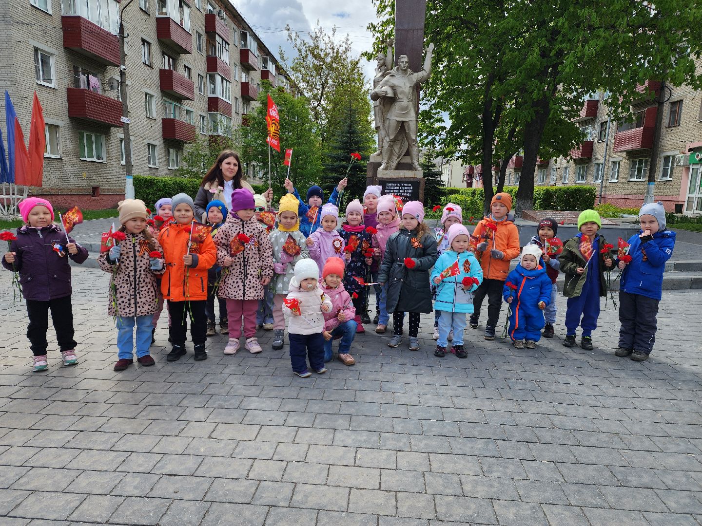 шатура, вечный огонь, вов, возложение цветов,