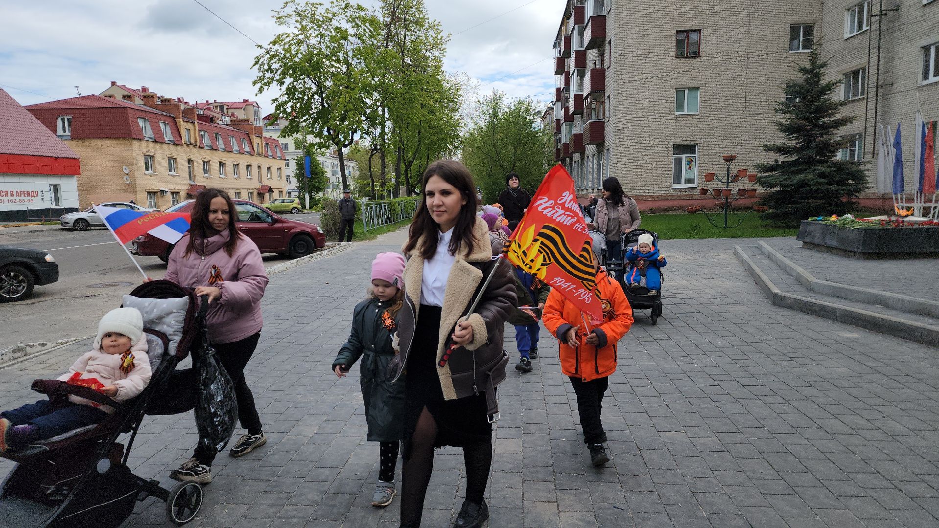 шатура, вечный огонь, вов, возложение цветов,