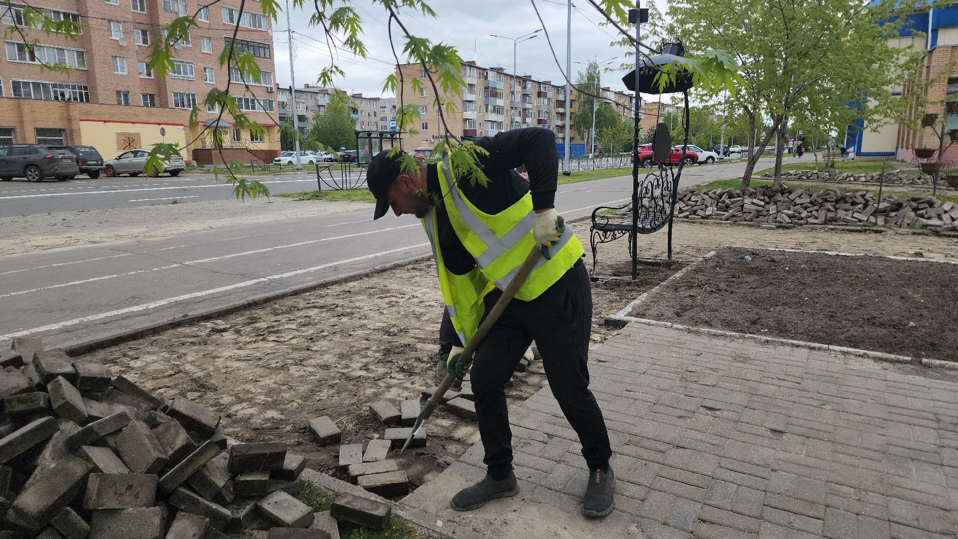 И И Борзов, шатура, ремонт памятника, ремонт памятника вов, маршал Борзов,