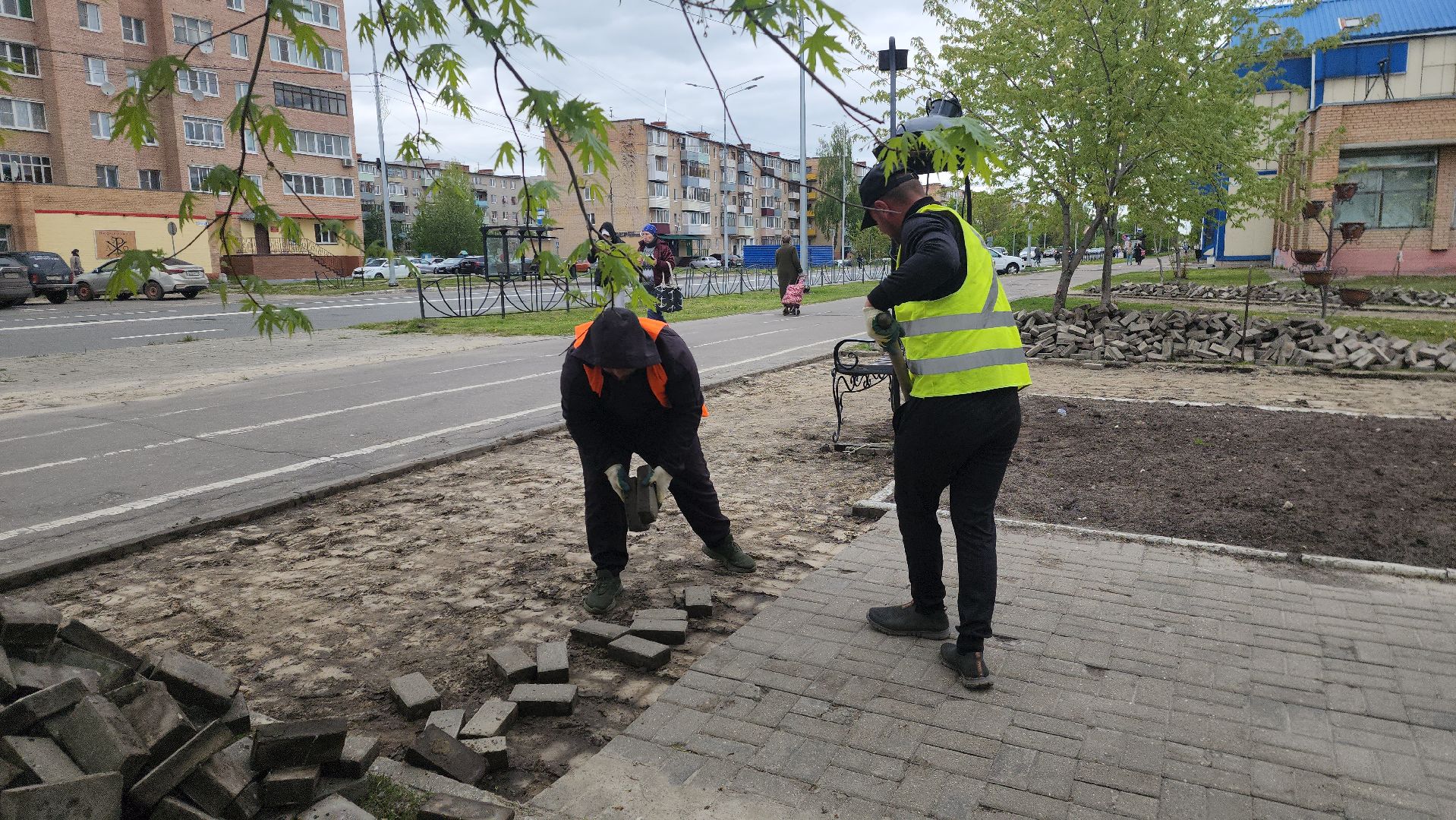 И И Борзов, шатура, ремонт памятника, ремонт памятника вов, маршал Борзов,
