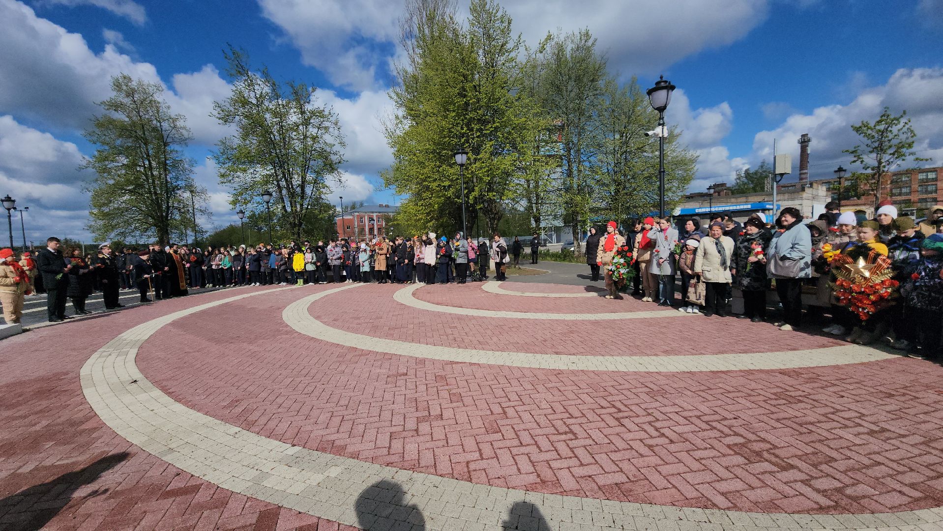 Павловский Посад, Городской округ Павловский Посад, Люди, день победы, Праздник, Цветы, Память,