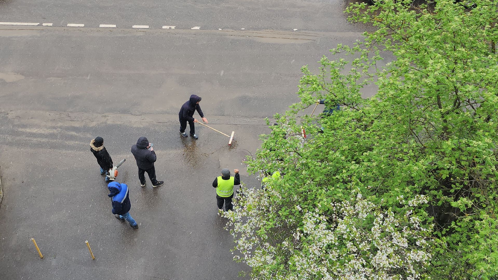 ЖКХ, коммунальные службы, уборка города, Старая Купавна, Богородский городской округ,