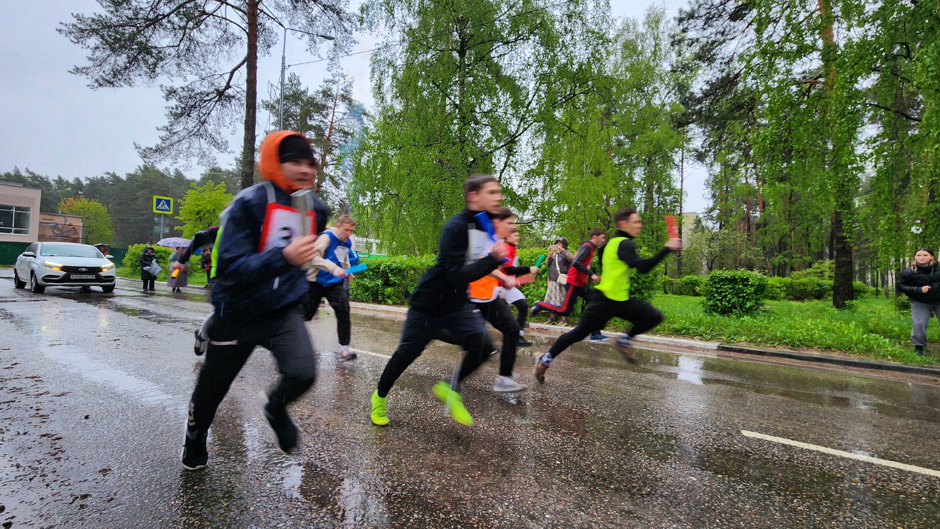 протвино, эстафета, день победы, спорт, традиции,