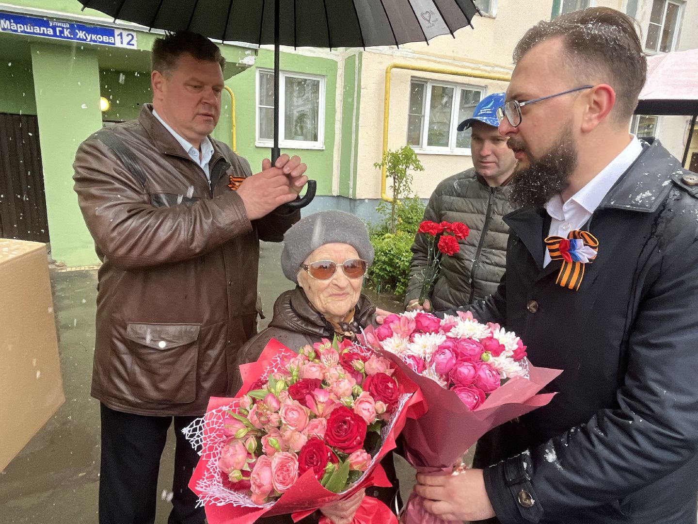 наро-фоминск, наро-фоминский городской округ, поздравление ветерана, День Победы,