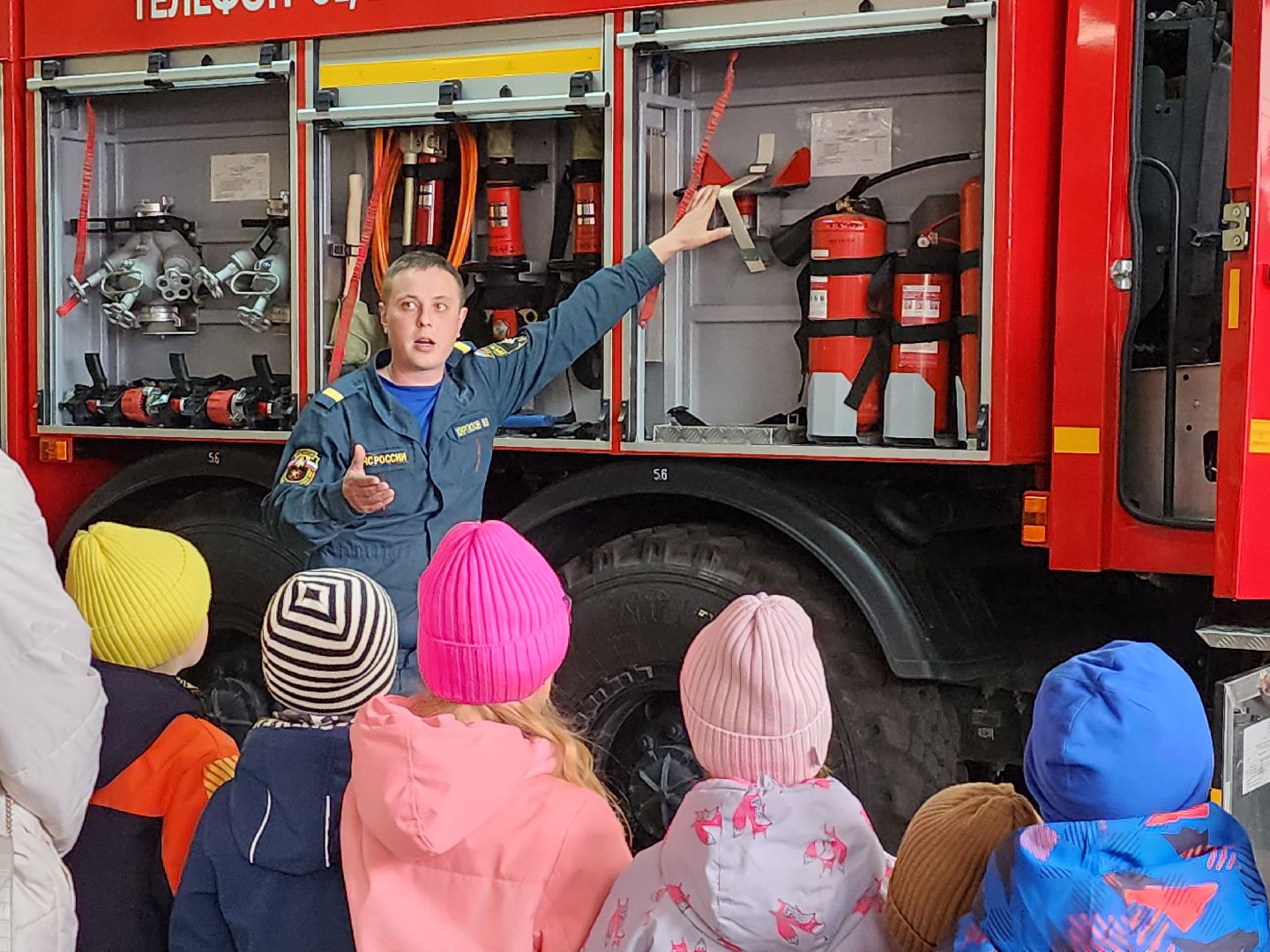 Дубна, Дети, Детский сад, пожарная часть, экскурсии,