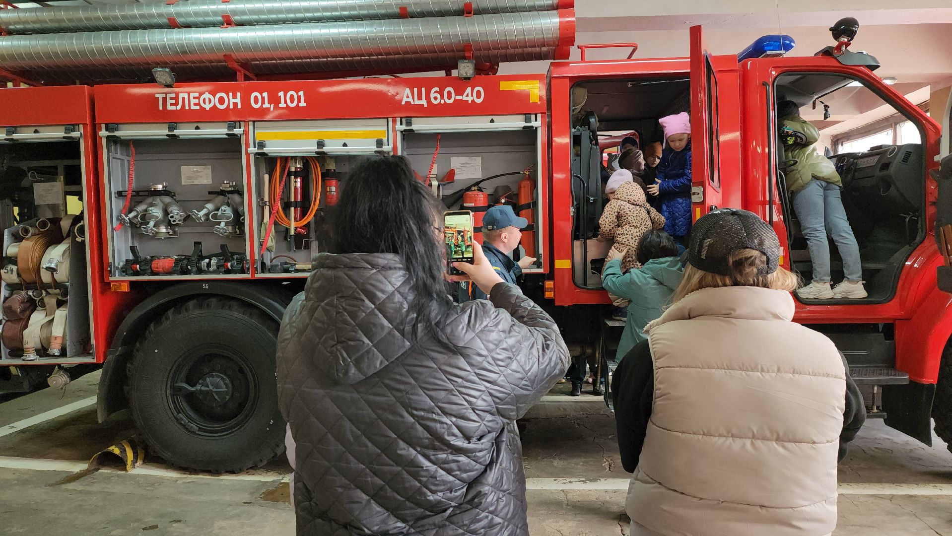 Дубна, Дети, Детский сад, пожарная часть, экскурсии,