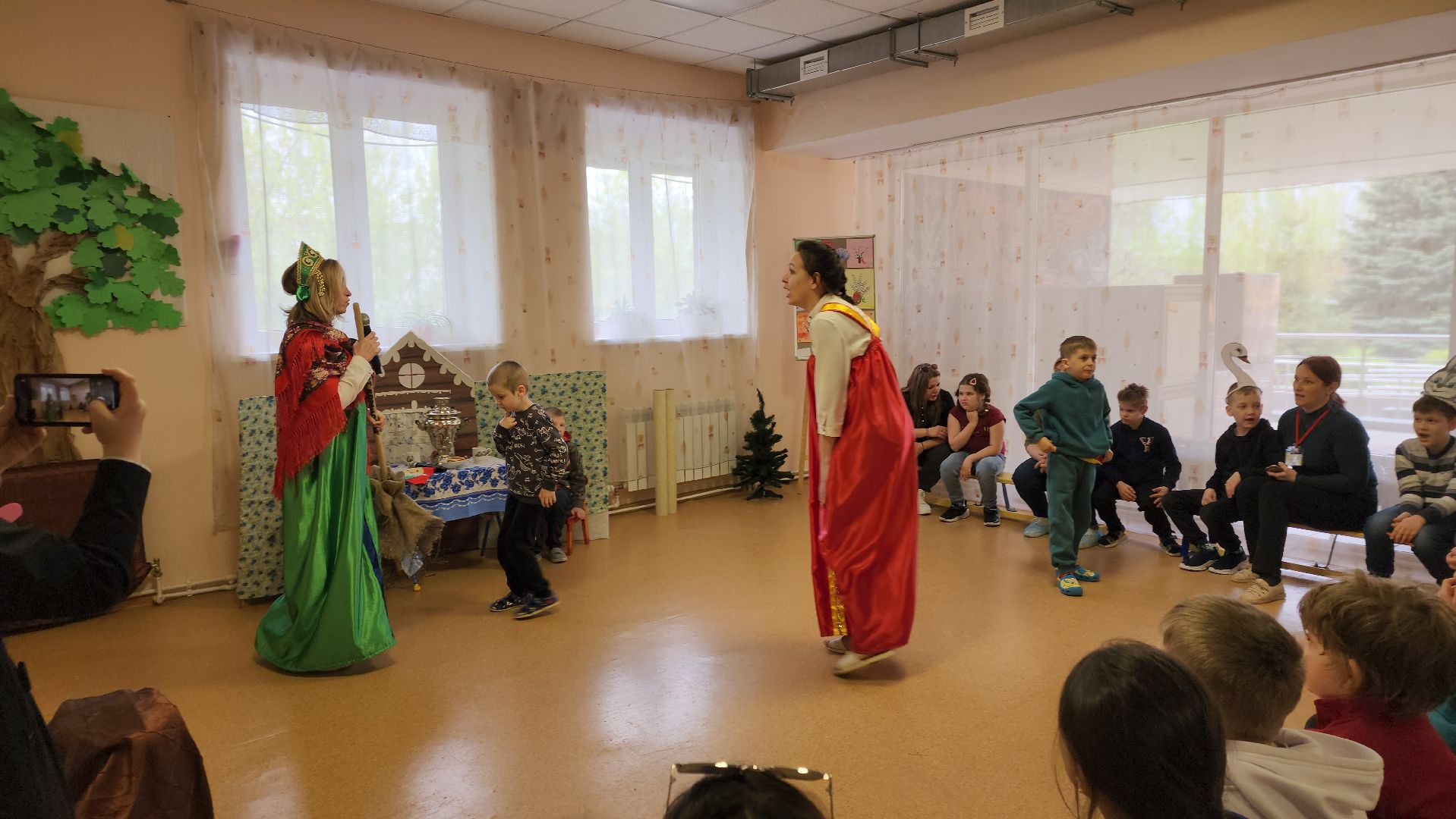 ивантеевка, центр социального обслуживания, дети-инвалиды, спектакль, православные,