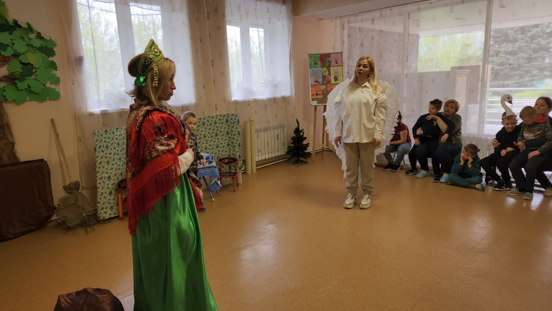 ивантеевка, центр социального обслуживания, дети-инвалиды, спектакль, православные,