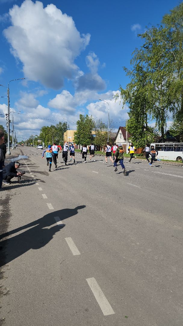 легкоатлетическая эстафета, День Победы, забег, Старая Купавна, Богородский городской округ,