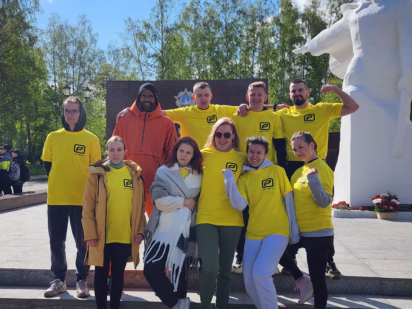 легкоатлетическая эстафета, День Победы, забег, Старая Купавна, Богородский городской округ,