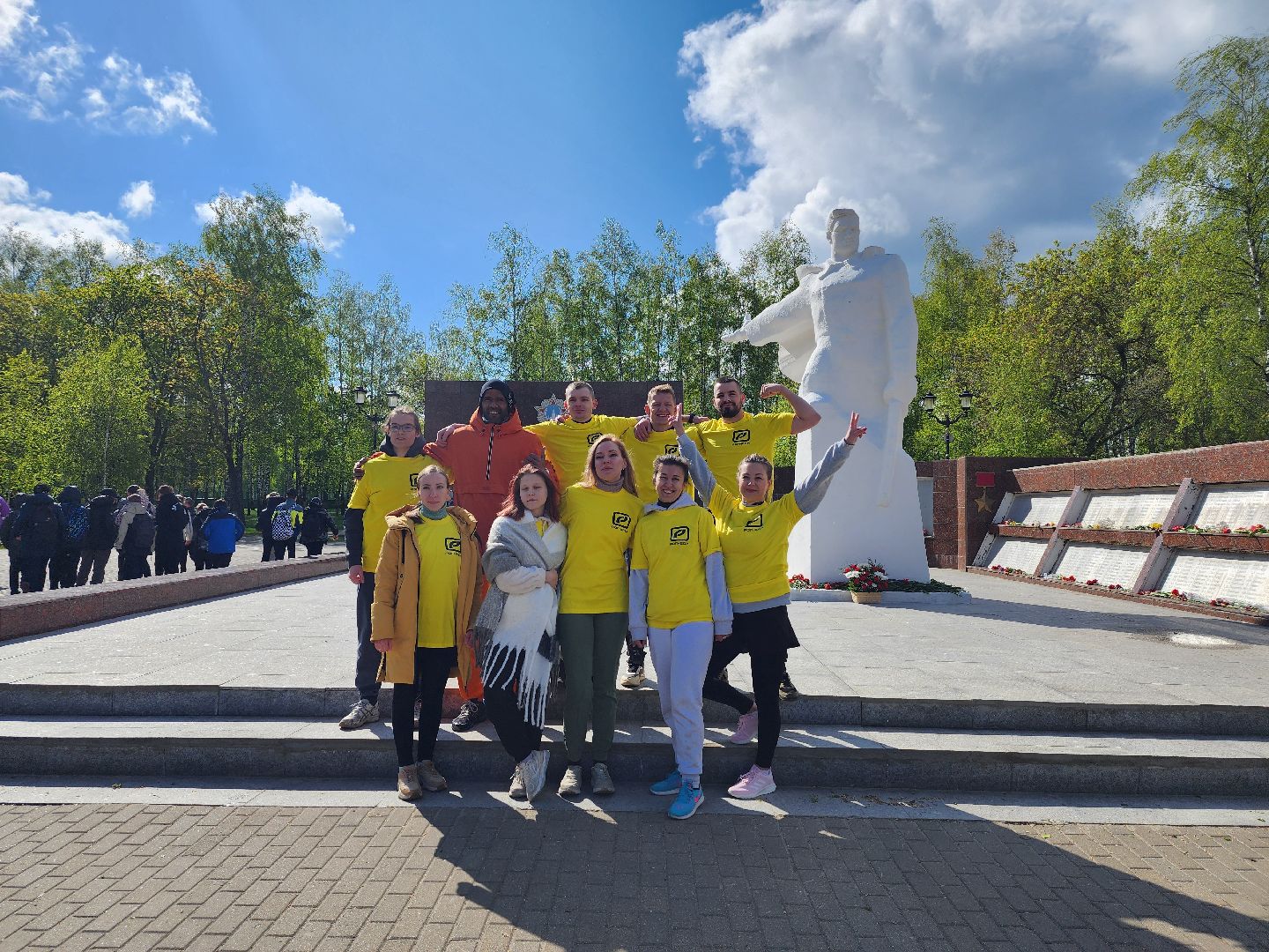 легкоатлетическая эстафета, День Победы, забег, Старая Купавна, Богородский городской округ,