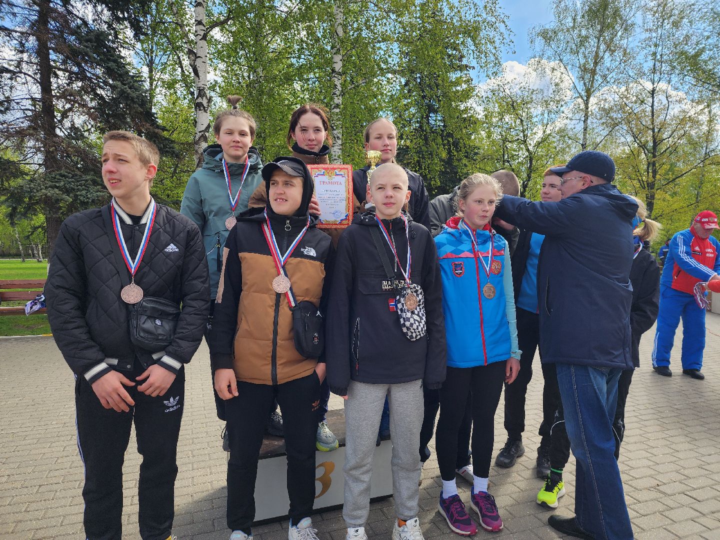 легкоатлетическая эстафета, День Победы, забег, Старая Купавна, Богородский городской округ,