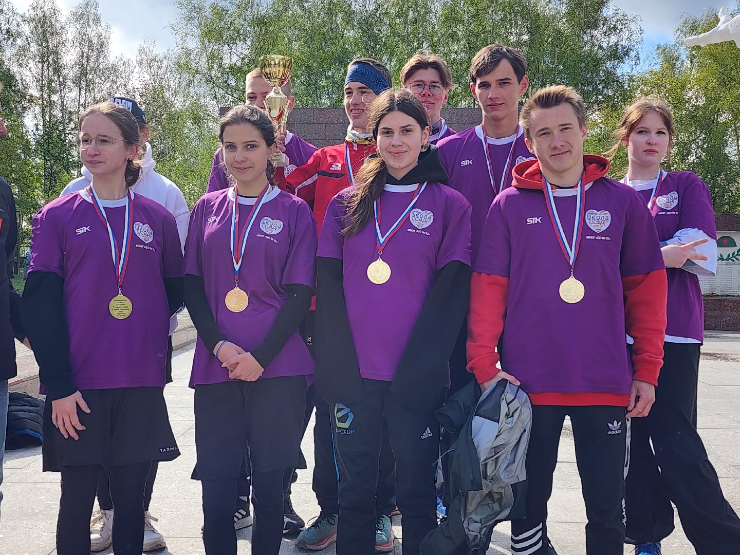 легкоатлетическая эстафета, День Победы, забег, Старая Купавна, Богородский городской округ,