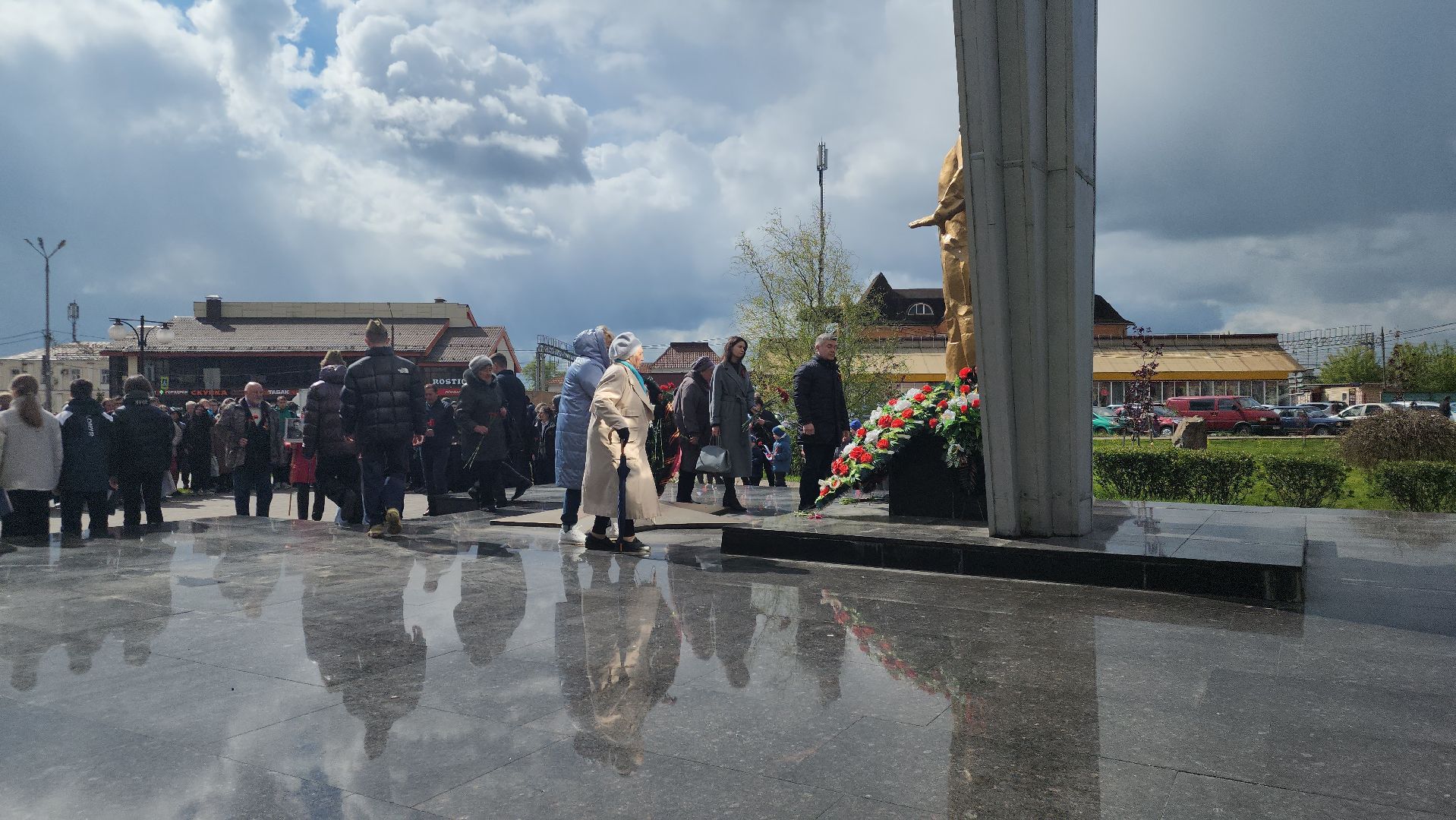 павловский посад, городской округ павловский посад, жители, день победы, митинг, память,