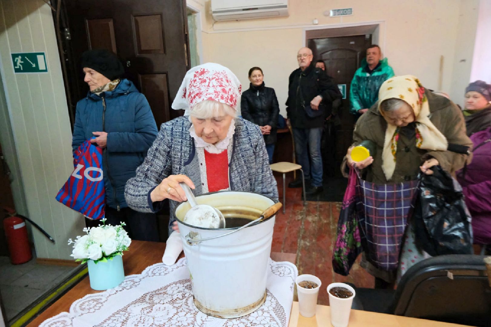 пущино, волонтеры, пасха, благотворительность,