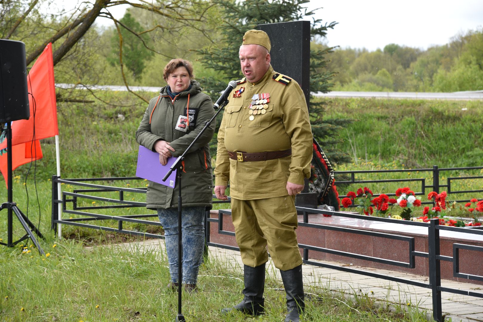 лотошино, кировский, день победы, митинг, праздничный митинг,