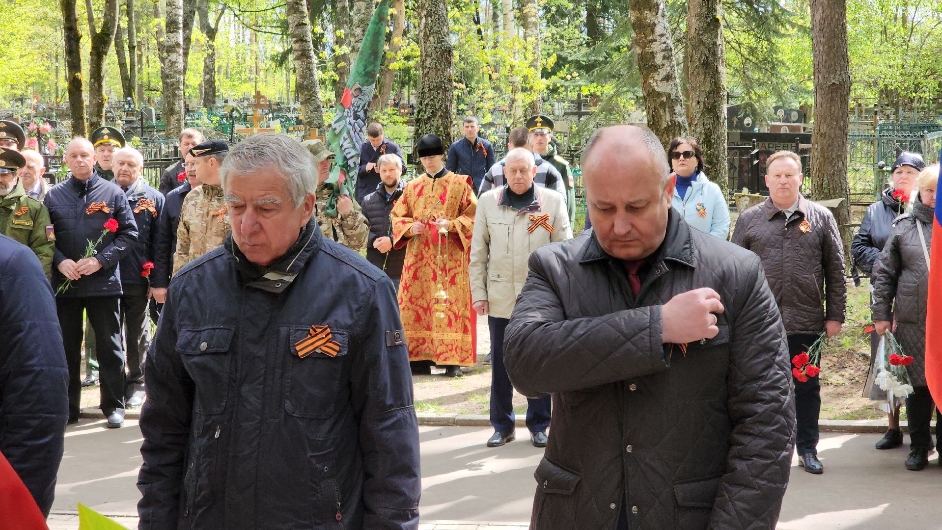 егорьевск, 9 мая, панихида, братская могила,