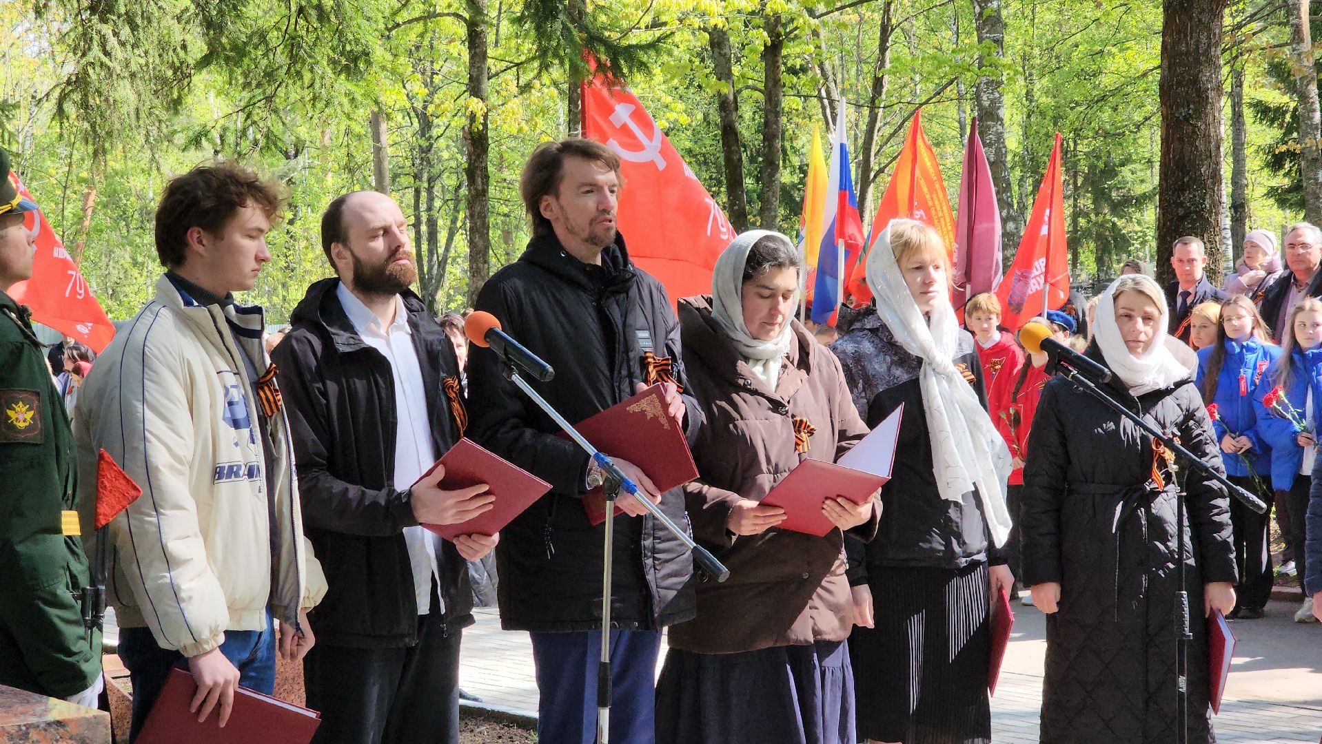 егорьевск, 9 мая, панихида, братская могила,