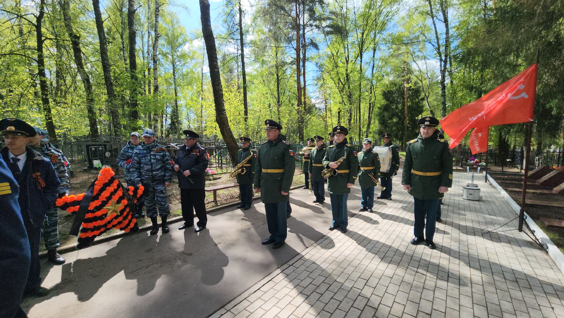 егорьевск, 9 мая, панихида, братская могила,