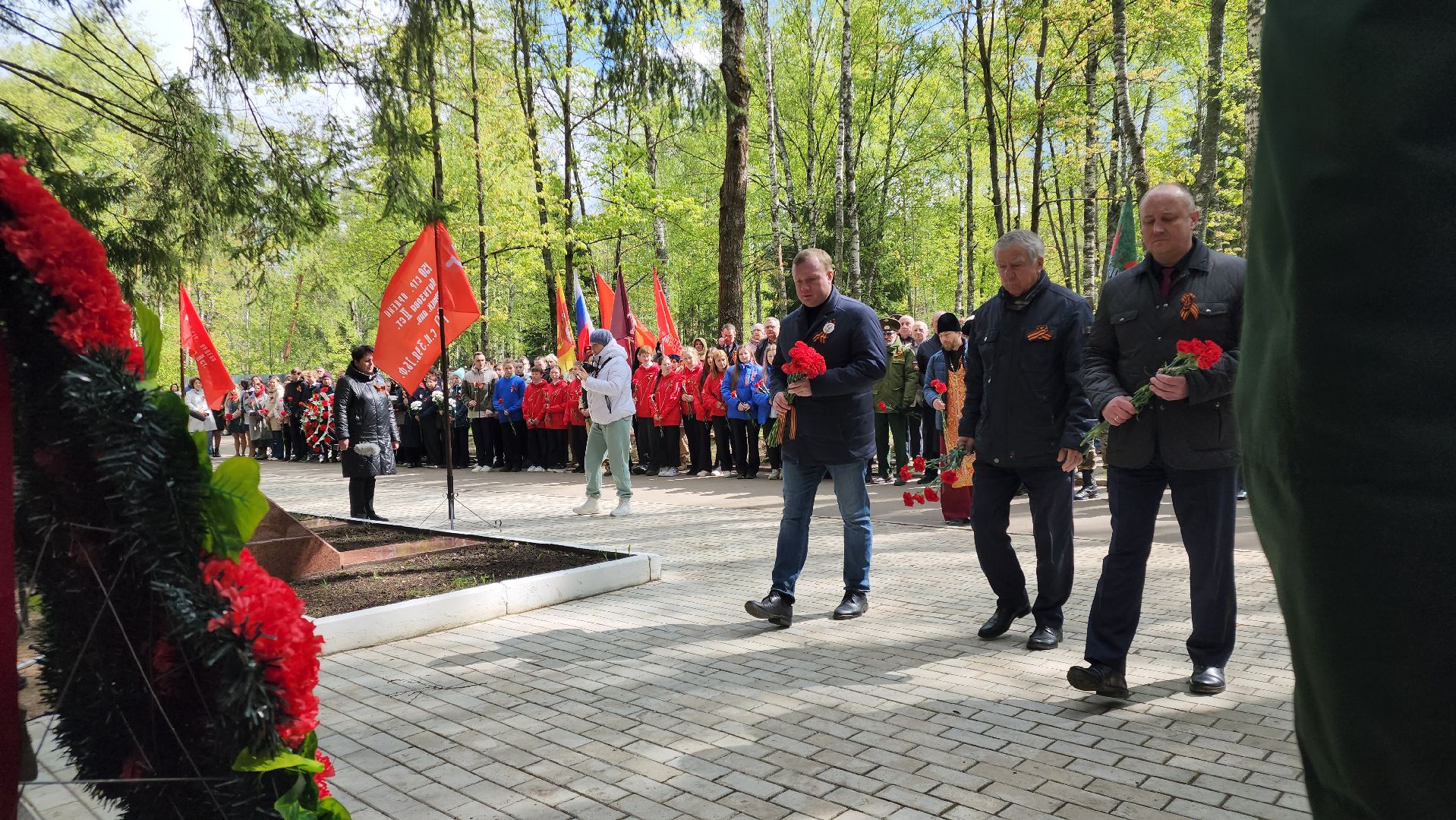 егорьевск, 9 мая, панихида, братская могила,