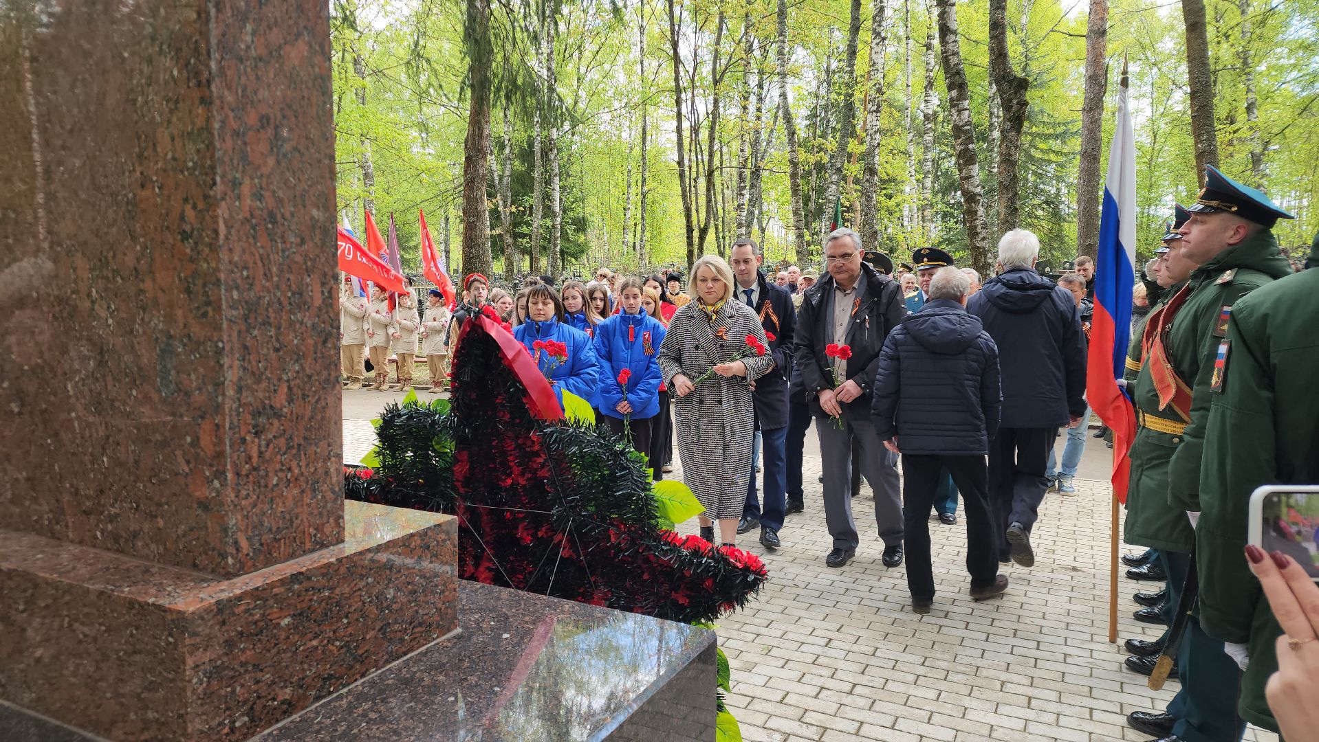 егорьевск, 9 мая, панихида, братская могила,