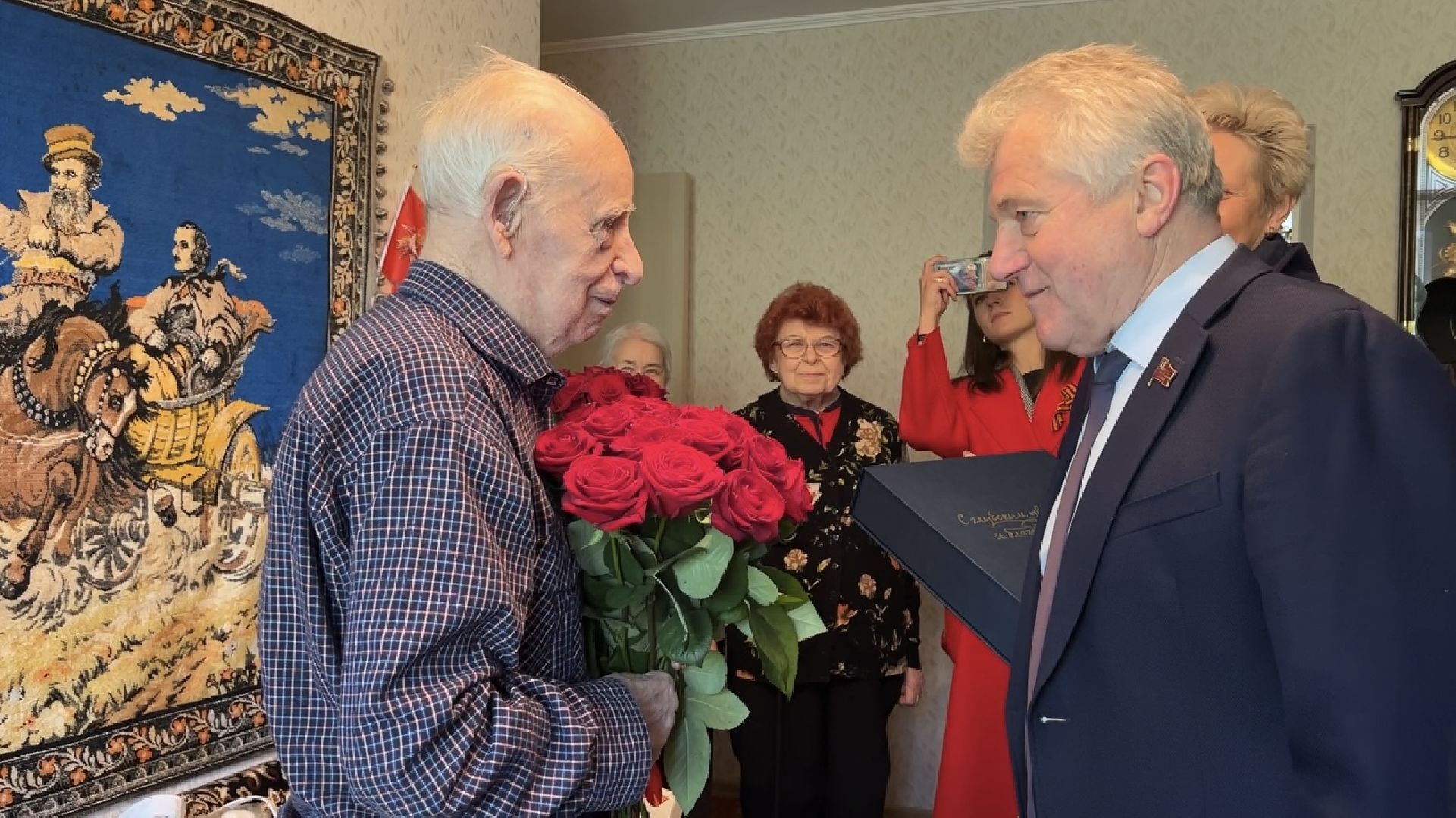 химки, день победы, ветеран вов, поздравление ветерана,