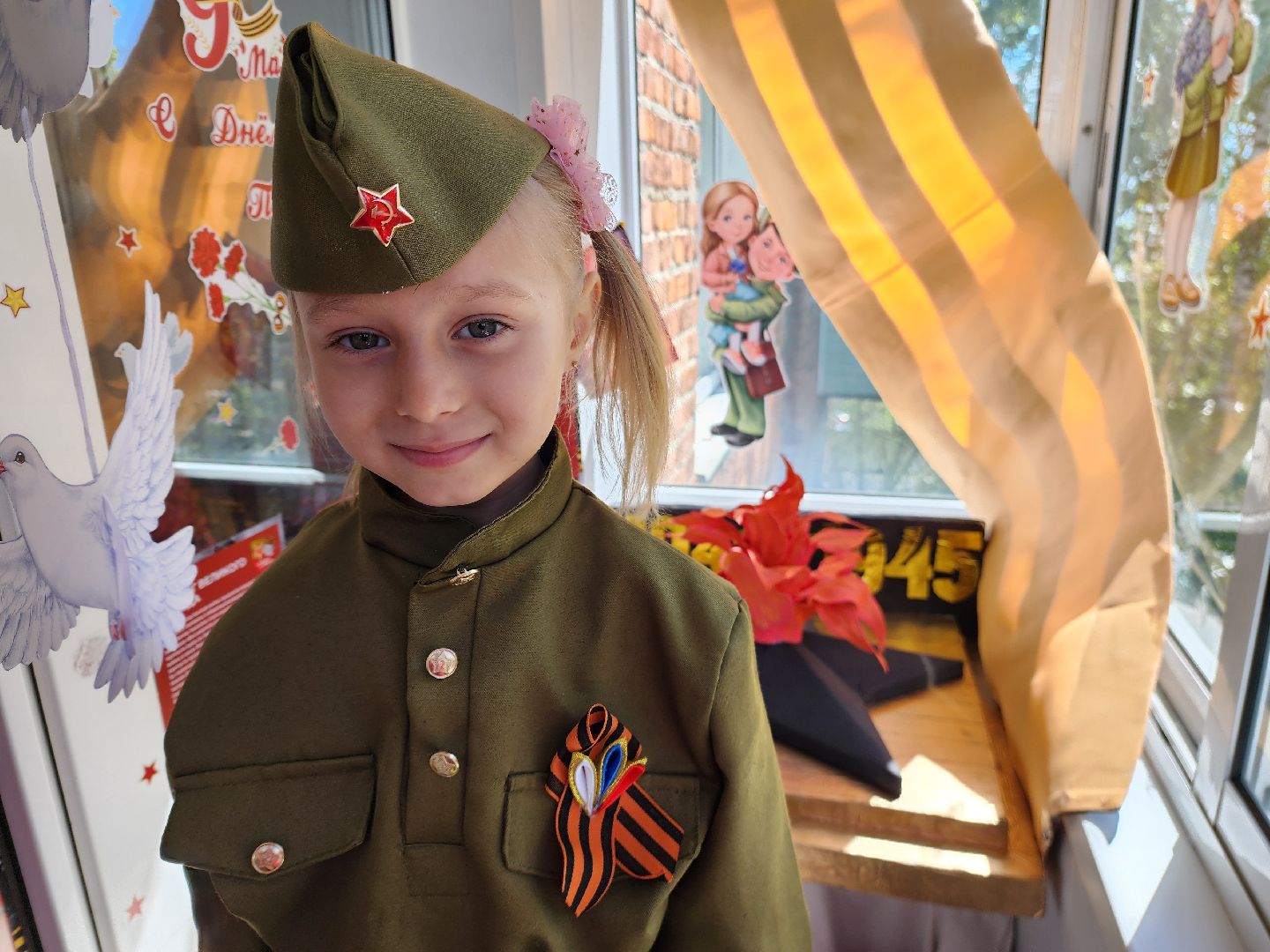 окна победы, шатура, день победы, всероссийская акция,