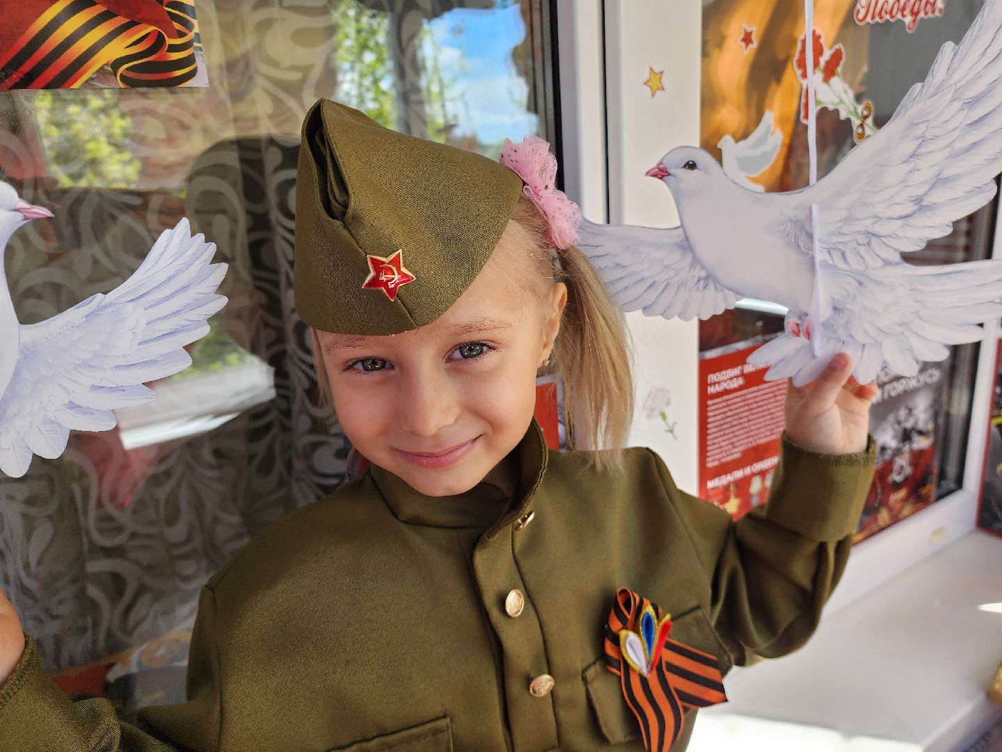 окна победы, шатура, день победы, всероссийская акция,