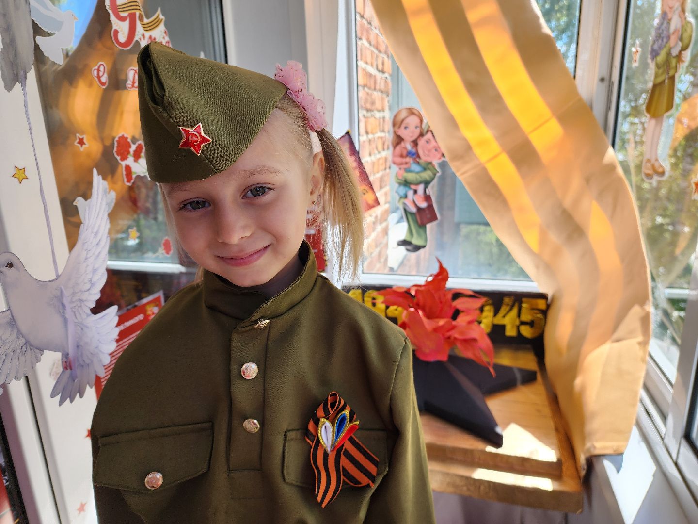 окна победы, шатура, день победы, всероссийская акция,