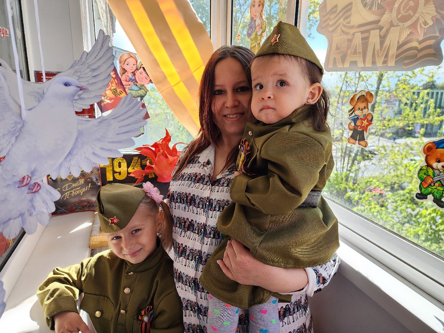 окна победы, шатура, день победы, всероссийская акция,