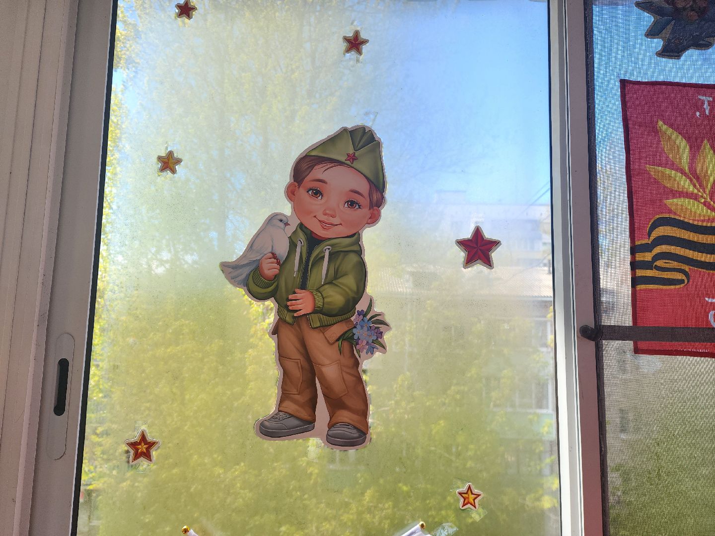 окна победы, шатура, день победы, всероссийская акция,