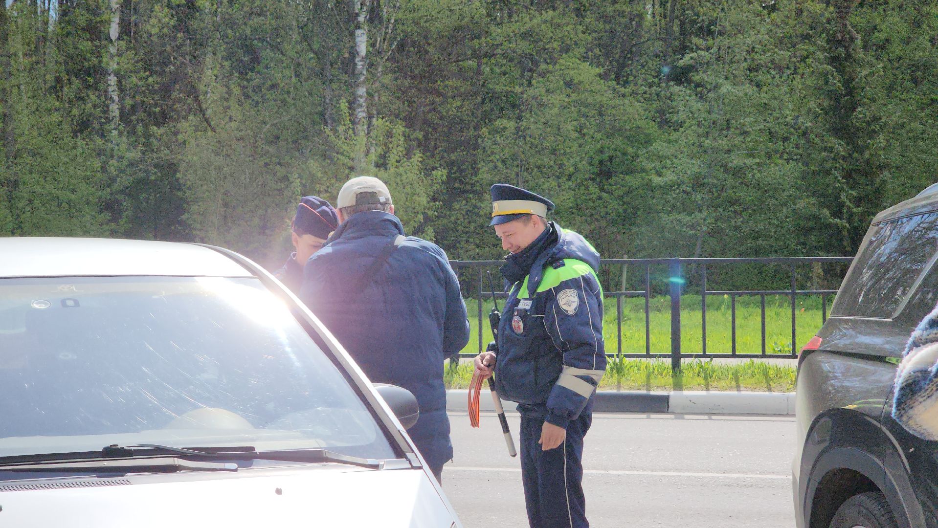 Госавтоинспекция, Дубна, георгиевская лента, День Победы,