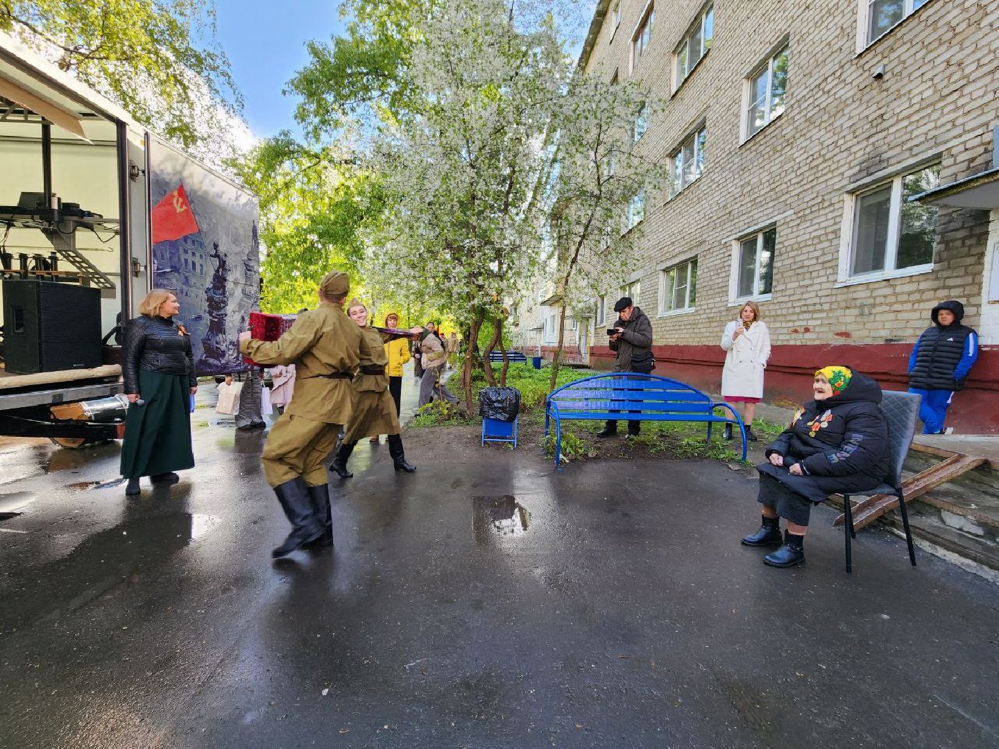можайск, можайский городской округ, подмосковье, фронтовая бригада, ветеран, день победы, поздравления, концерт,