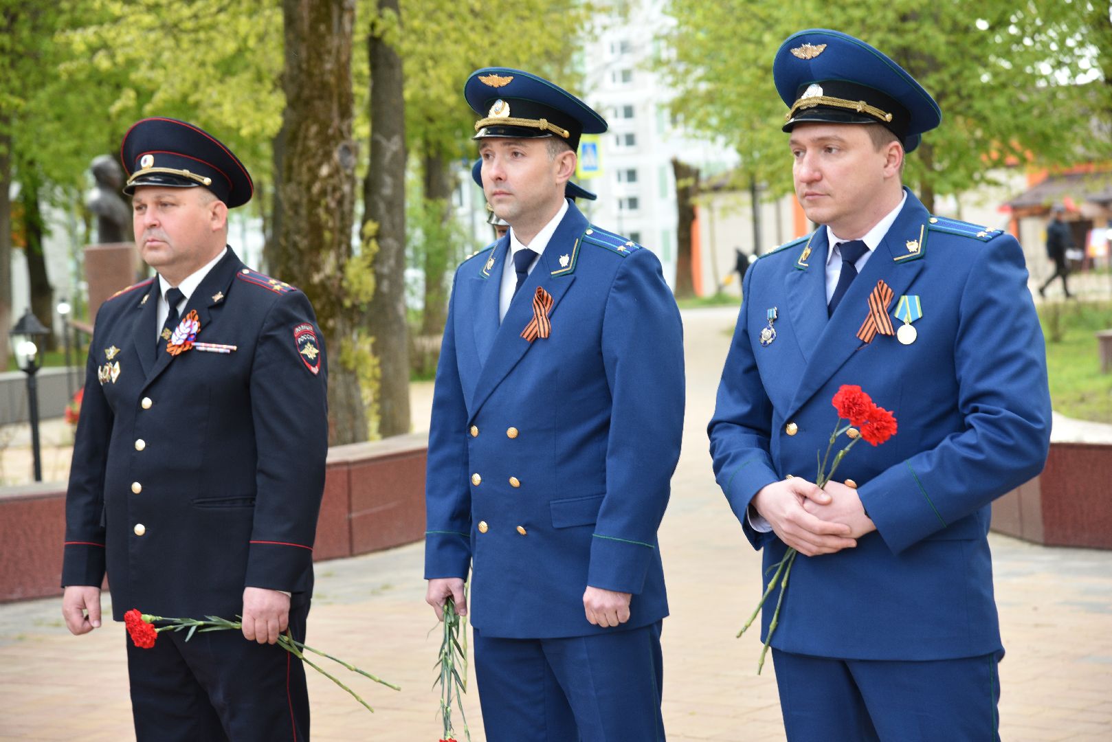 лотошино, сквер победы, день победы, митинг, юнармия,