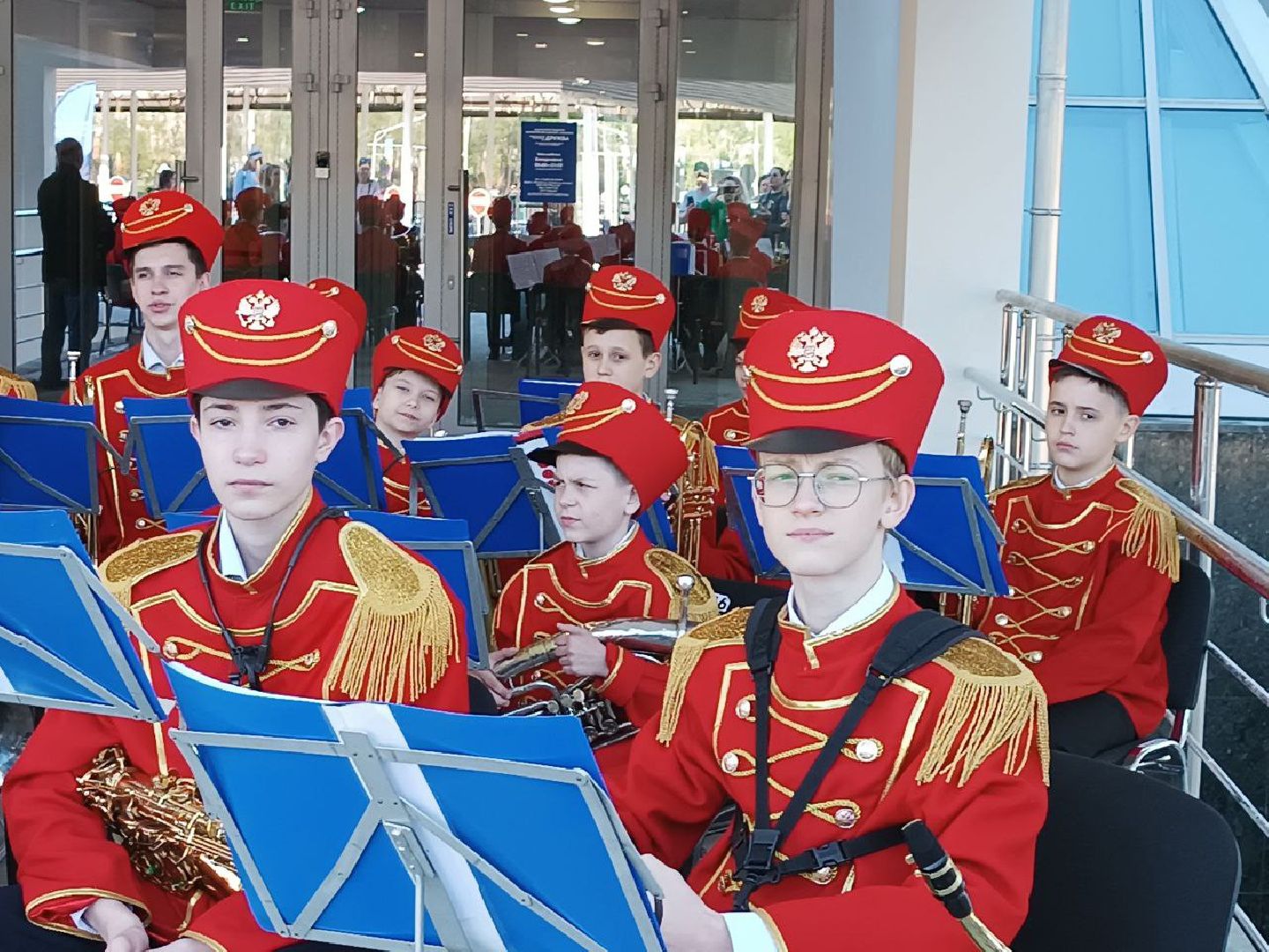 Балашиха, Подмосковье, День Победы, ветераны вов, детский духовой оркестр,