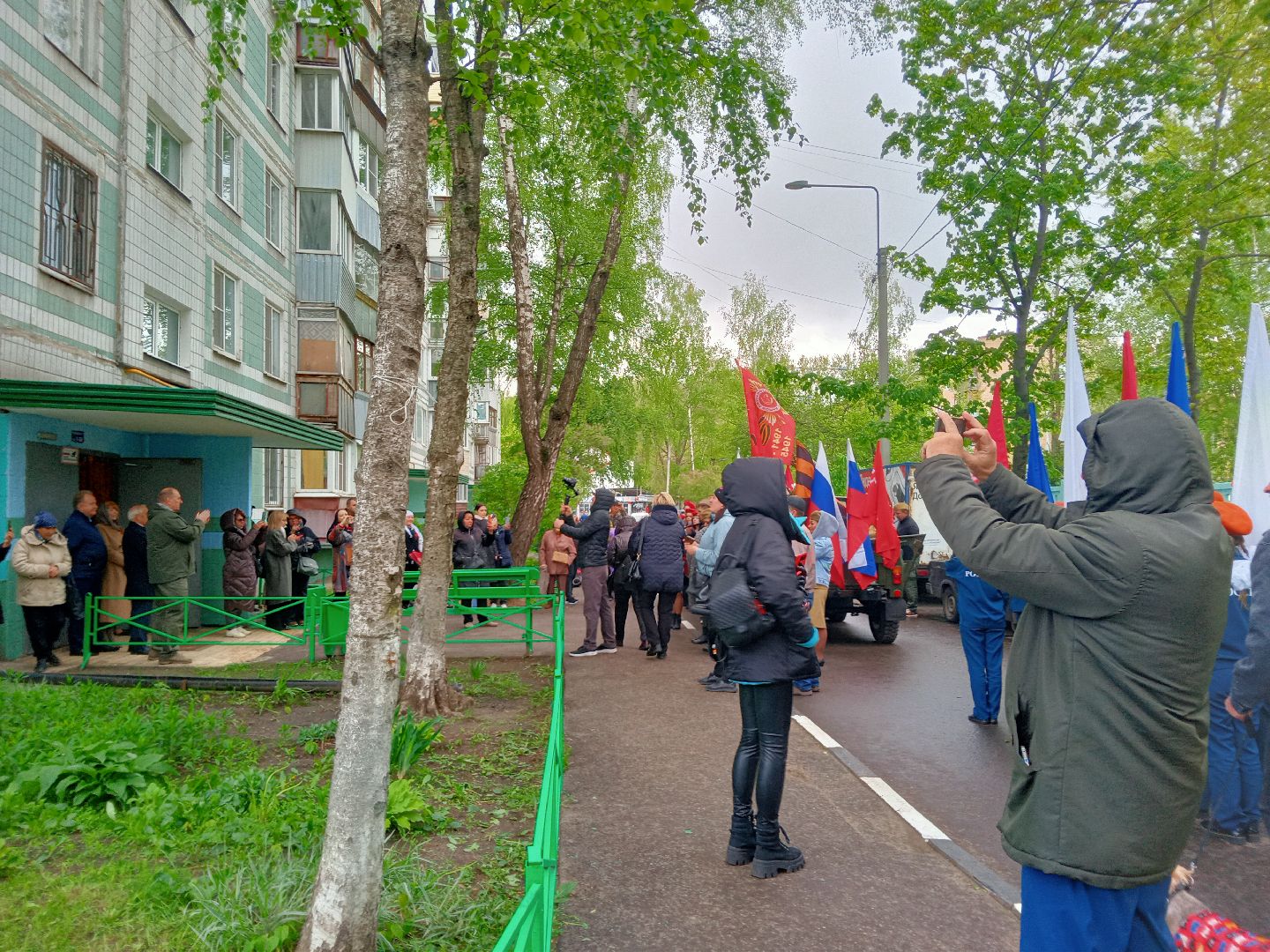 Балашиха, Подмосковье, День Победы, ветераны вов, детский духовой оркестр,