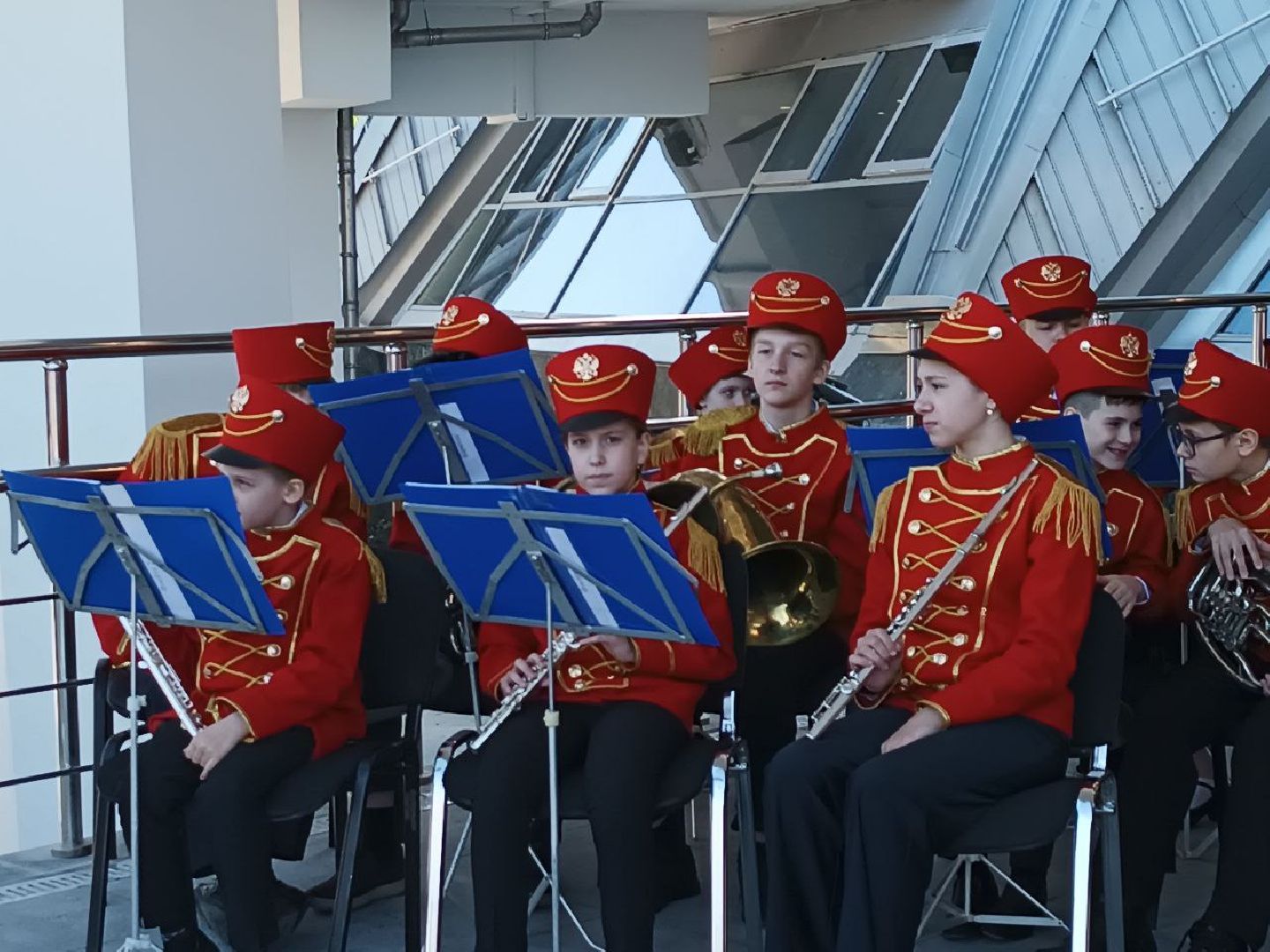 Балашиха, Подмосковье, День Победы, ветераны вов, детский духовой оркестр,