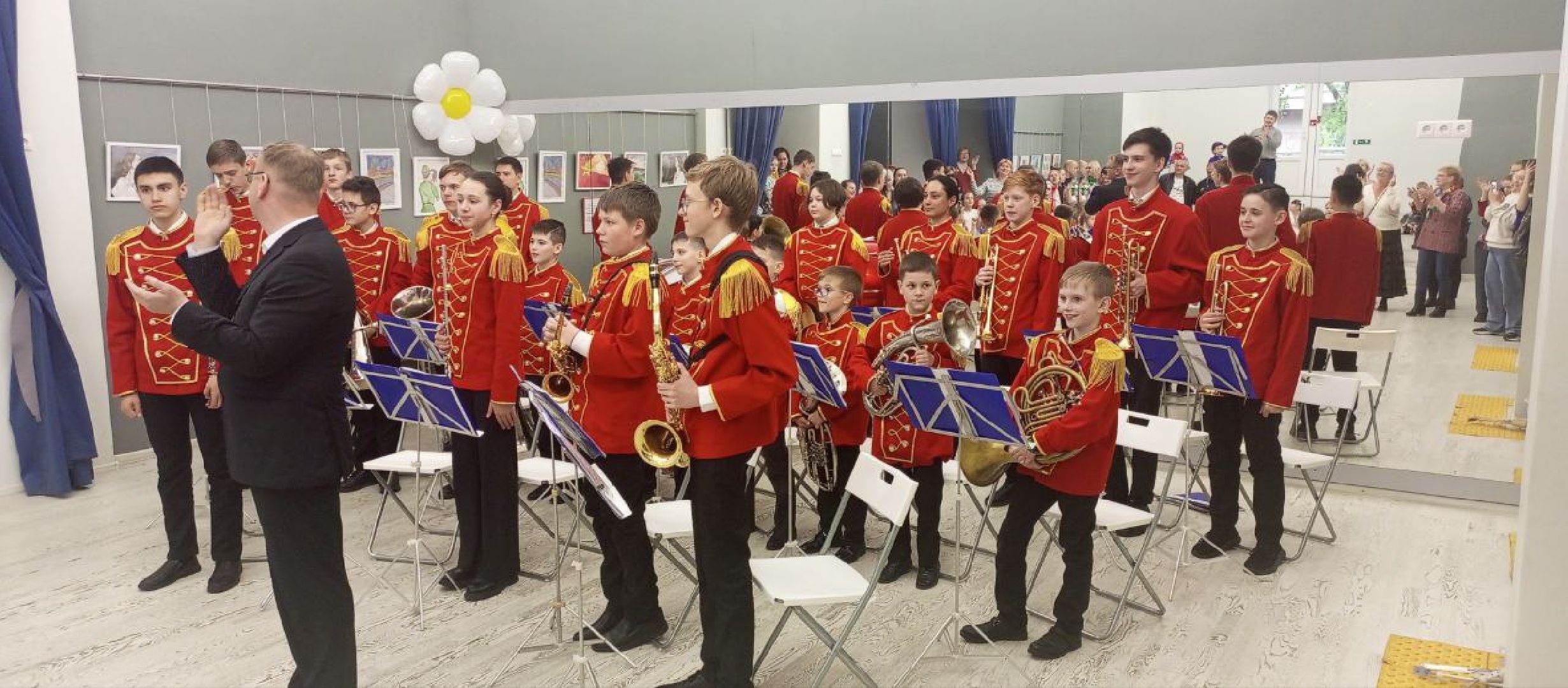 Балашиха, Подмосковье, День Победы, ветераны вов, детский духовой оркестр,