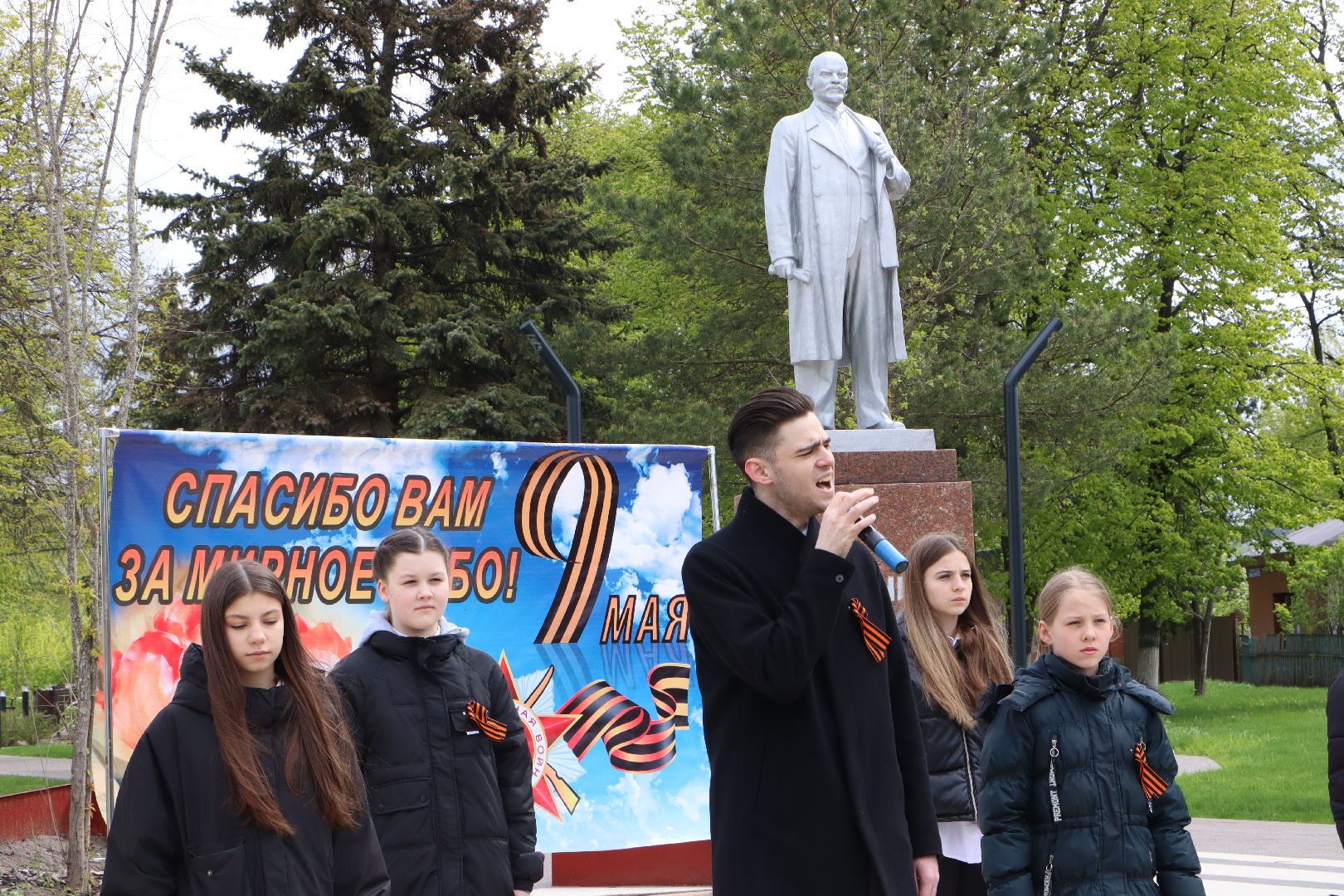 Поющие дворы, Сквер ленина, Серебряные пруды, 79-я годовщина Победы в ВОв,