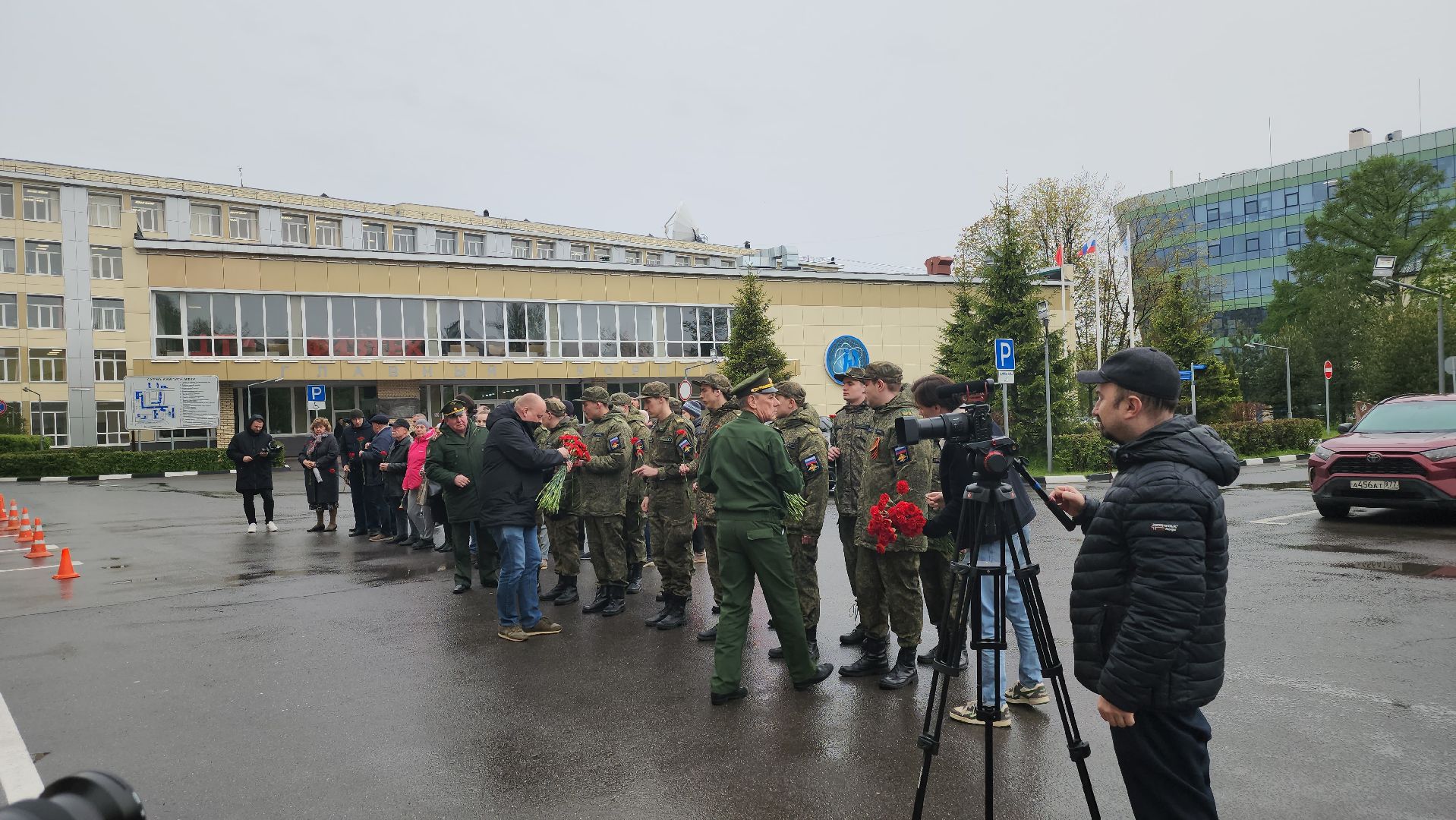 долгопрудный, мфти, день победы, 9 мая, памятная доска, траурный митинг,