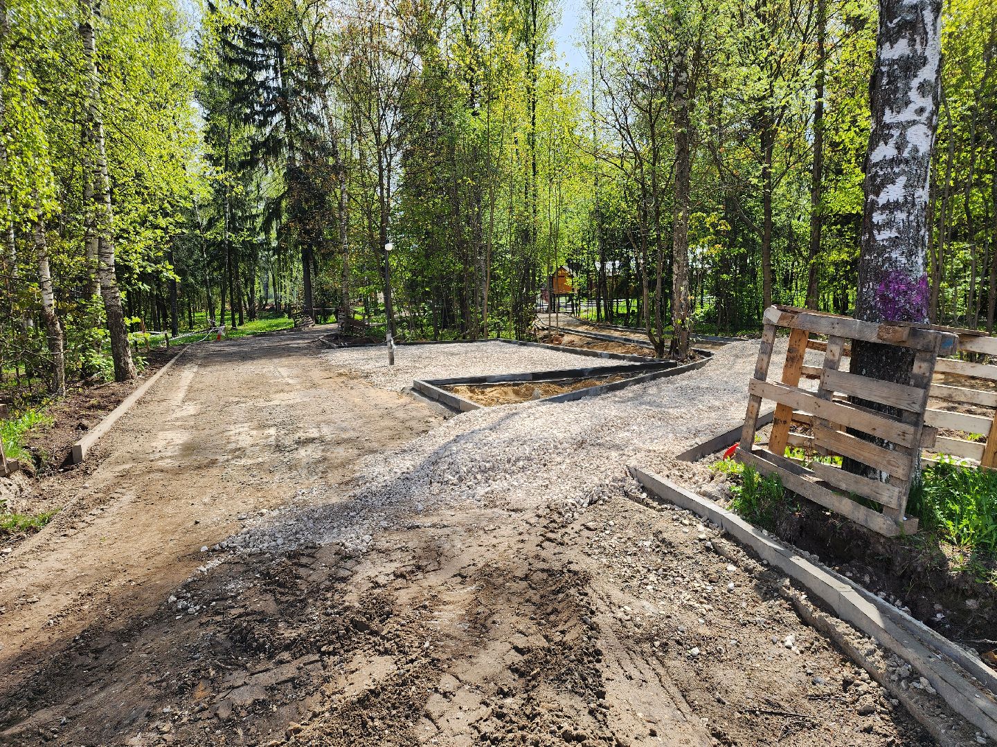 Черноголовка, благоустройство 2023, южное озеро,