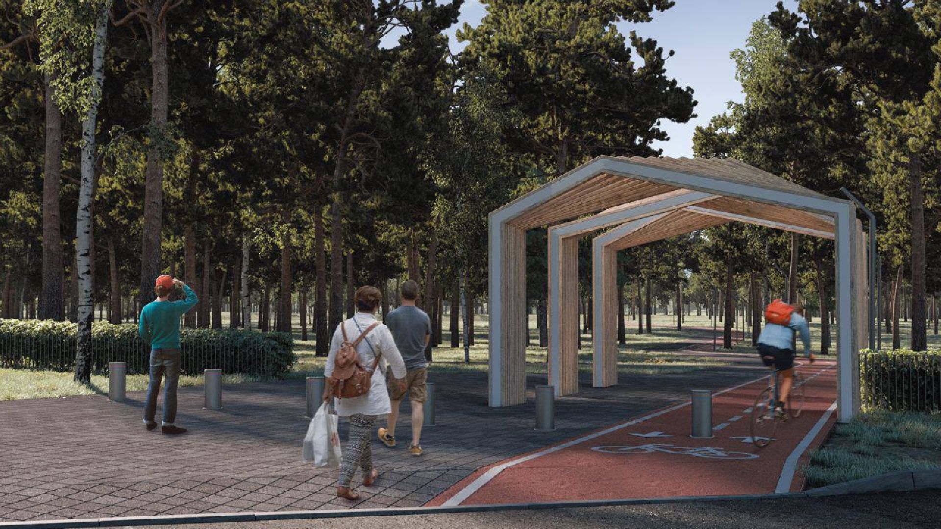 Черноголовка, благоустройство 2023, южное озеро,