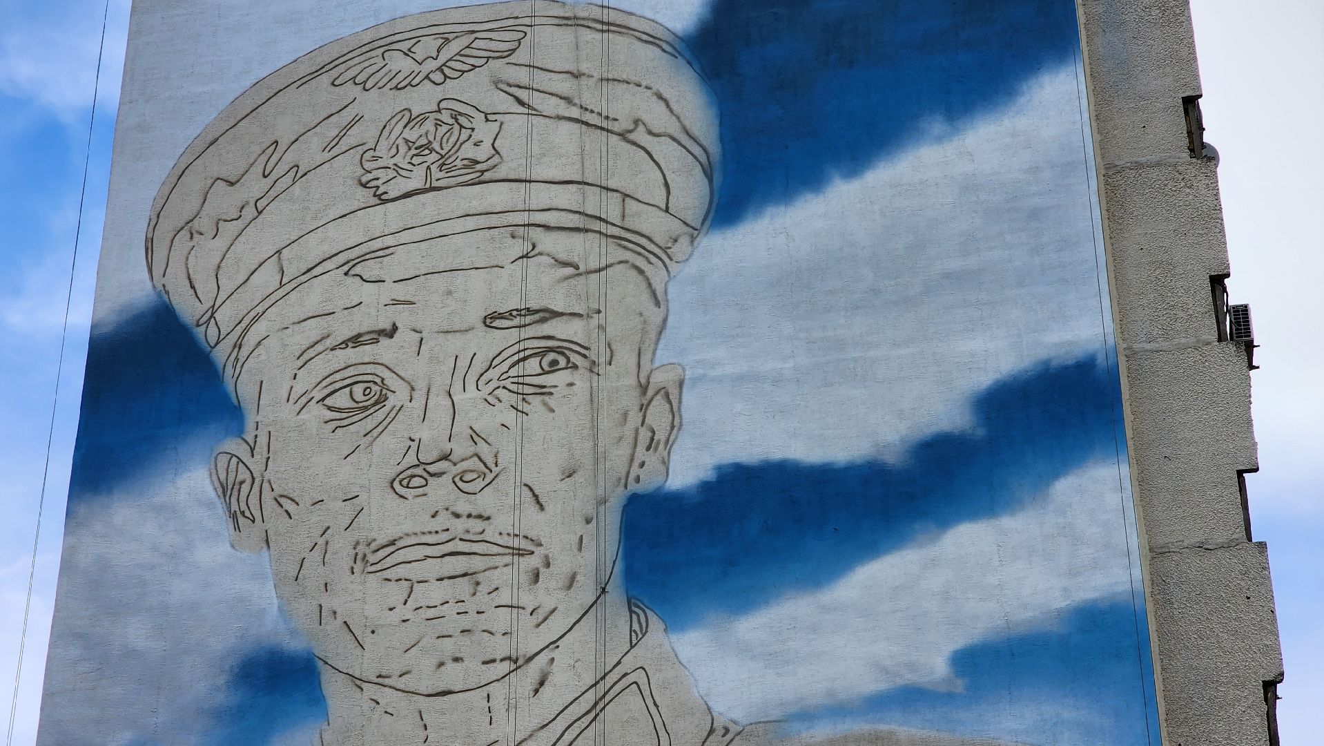 Подольск, Мурал, Художник, Виктор Талалихин,