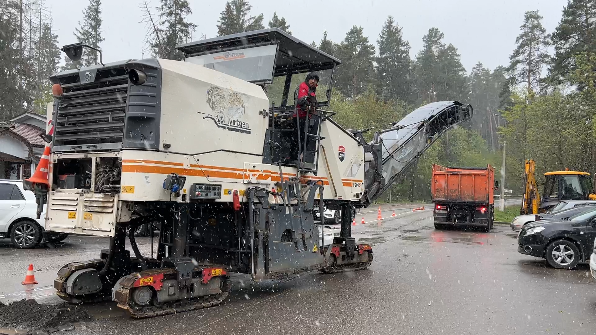 ремонт дорог, асфальтовое покрытие, дороги власихи, 1-е успенское шоссе, замена асфальта, фрезеровка дороги,