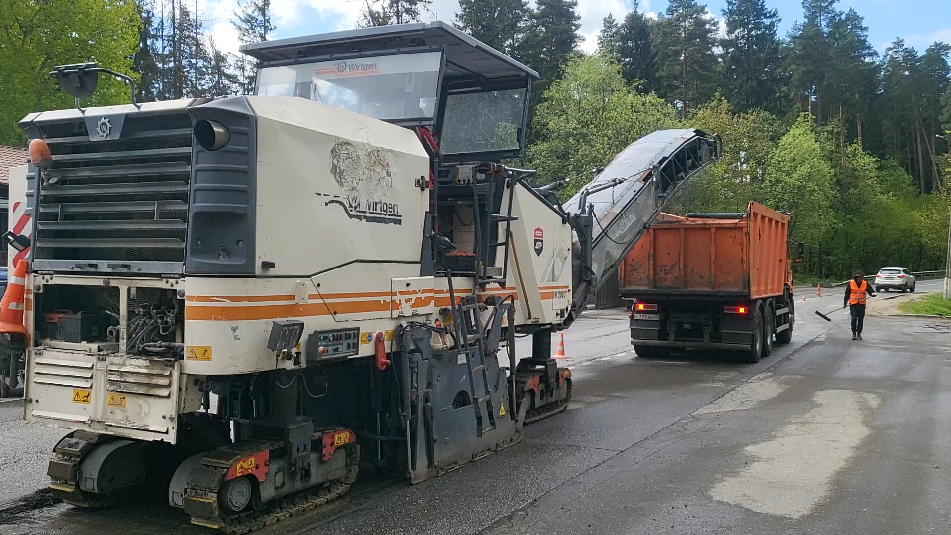 ремонт дорог, асфальтовое покрытие, дороги власихи, 1-е успенское шоссе, замена асфальта, фрезеровка дороги,