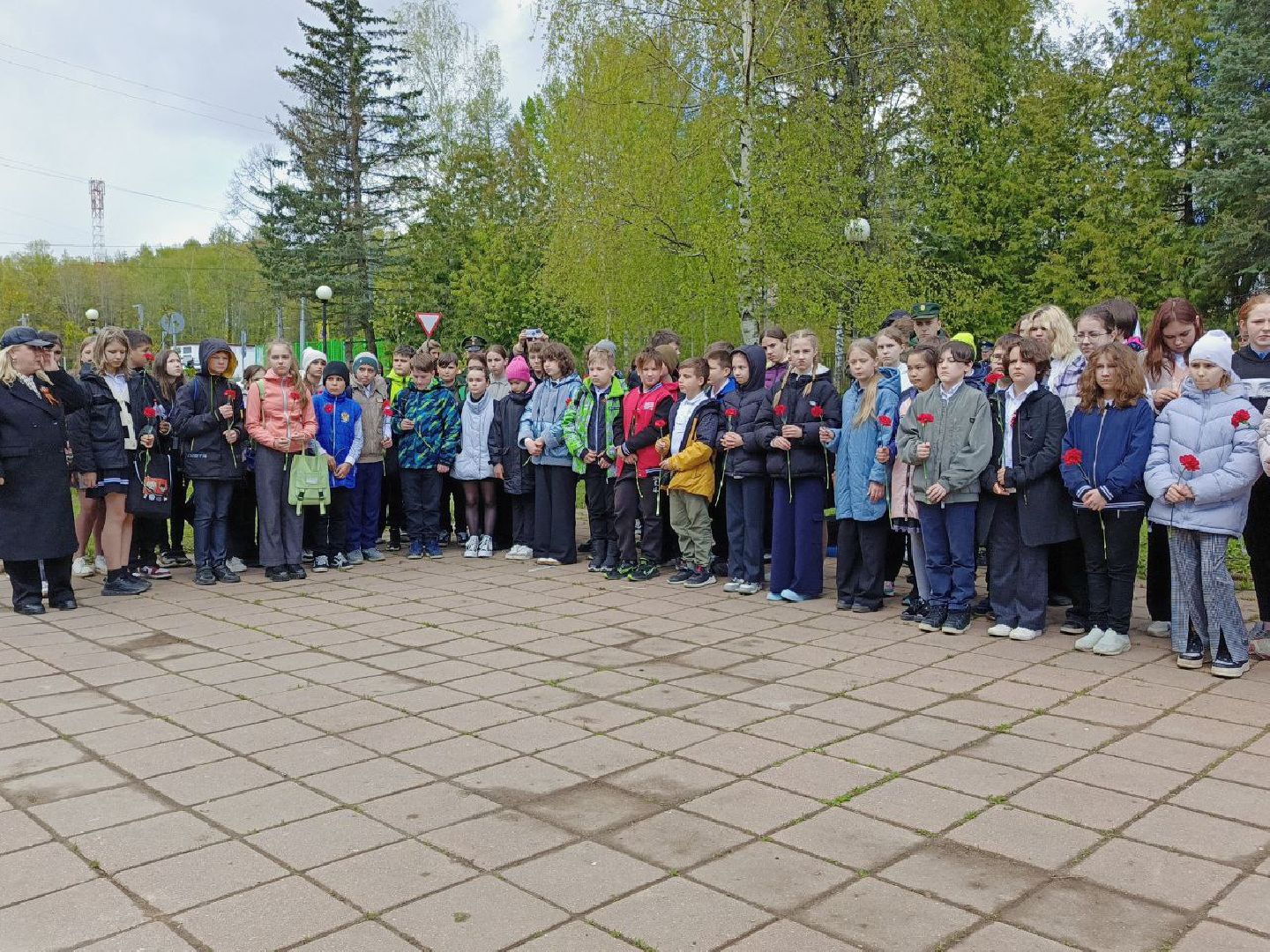 Солнечногорск, возложение цветов, день победы, 9 мая, жители,