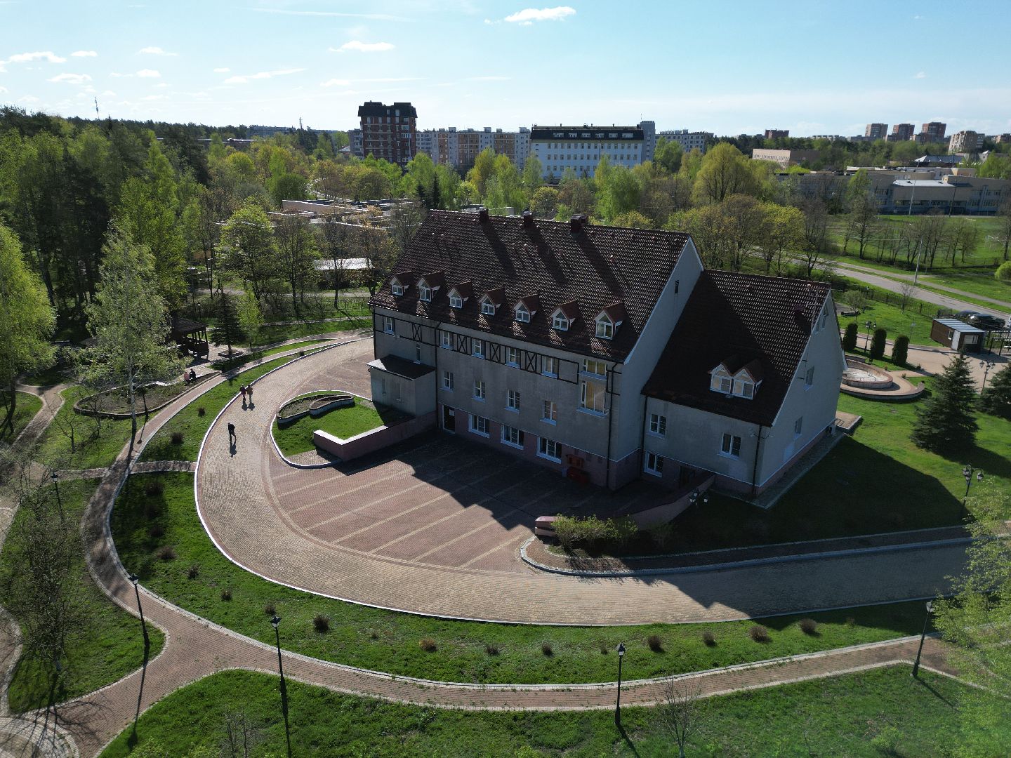 видео с коптера, пансионат, черноголовка,