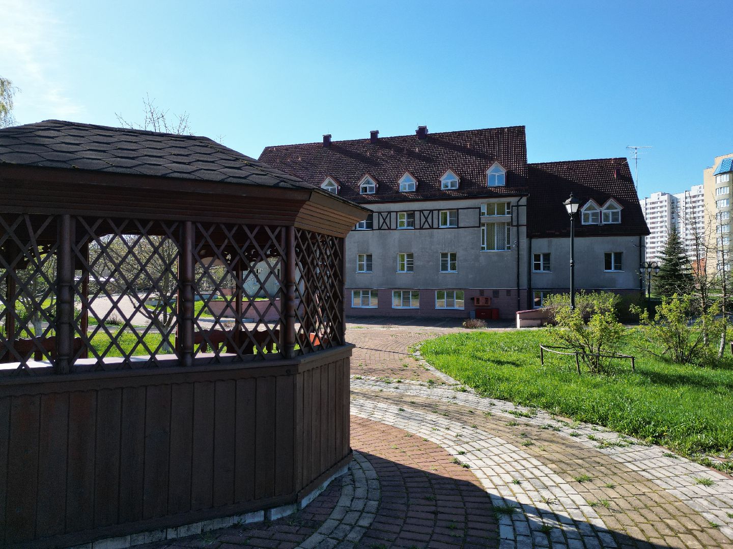 видео с коптера, пансионат, черноголовка,